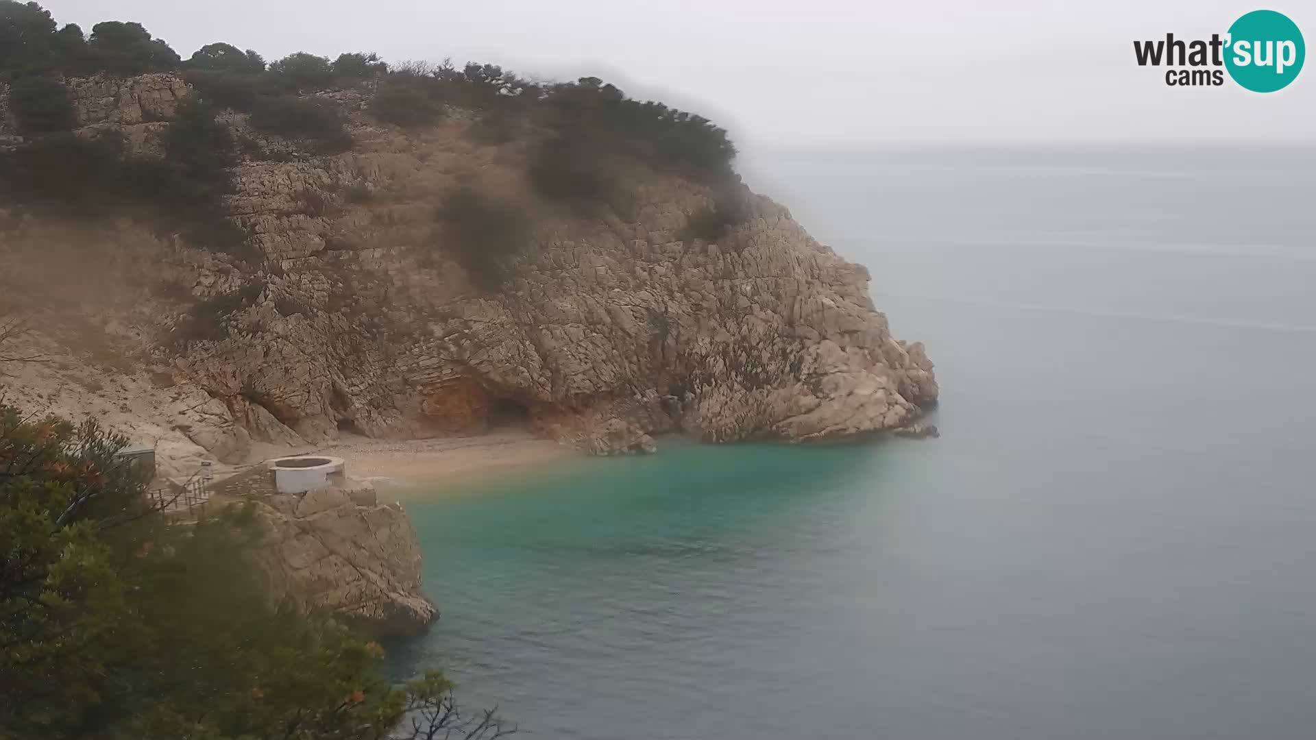 Webcam Bersezio spiaggia – Draga di Moschiena – Croazia