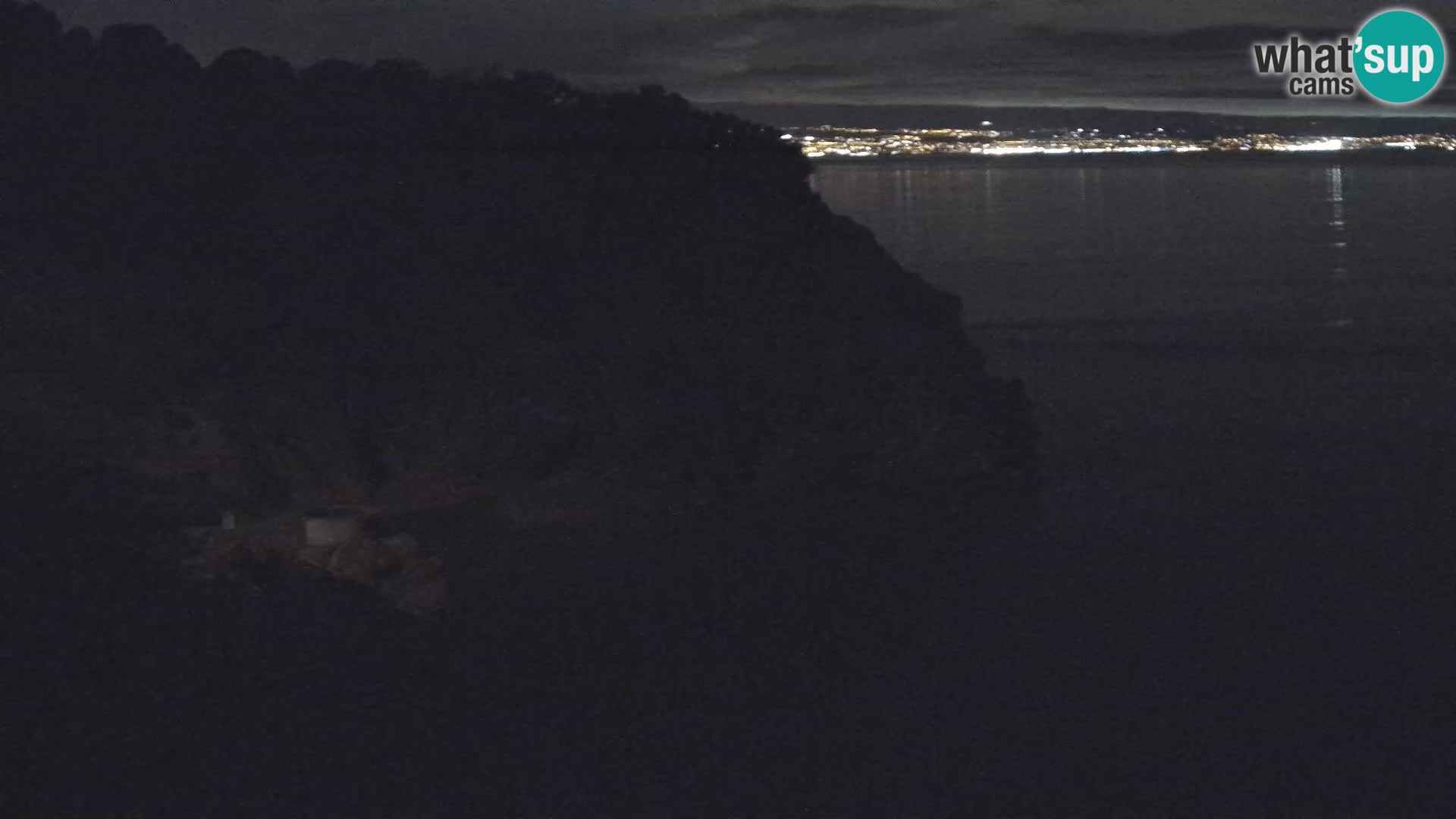 Webcam plage Brseč à Mošćenička Draga, Croatie