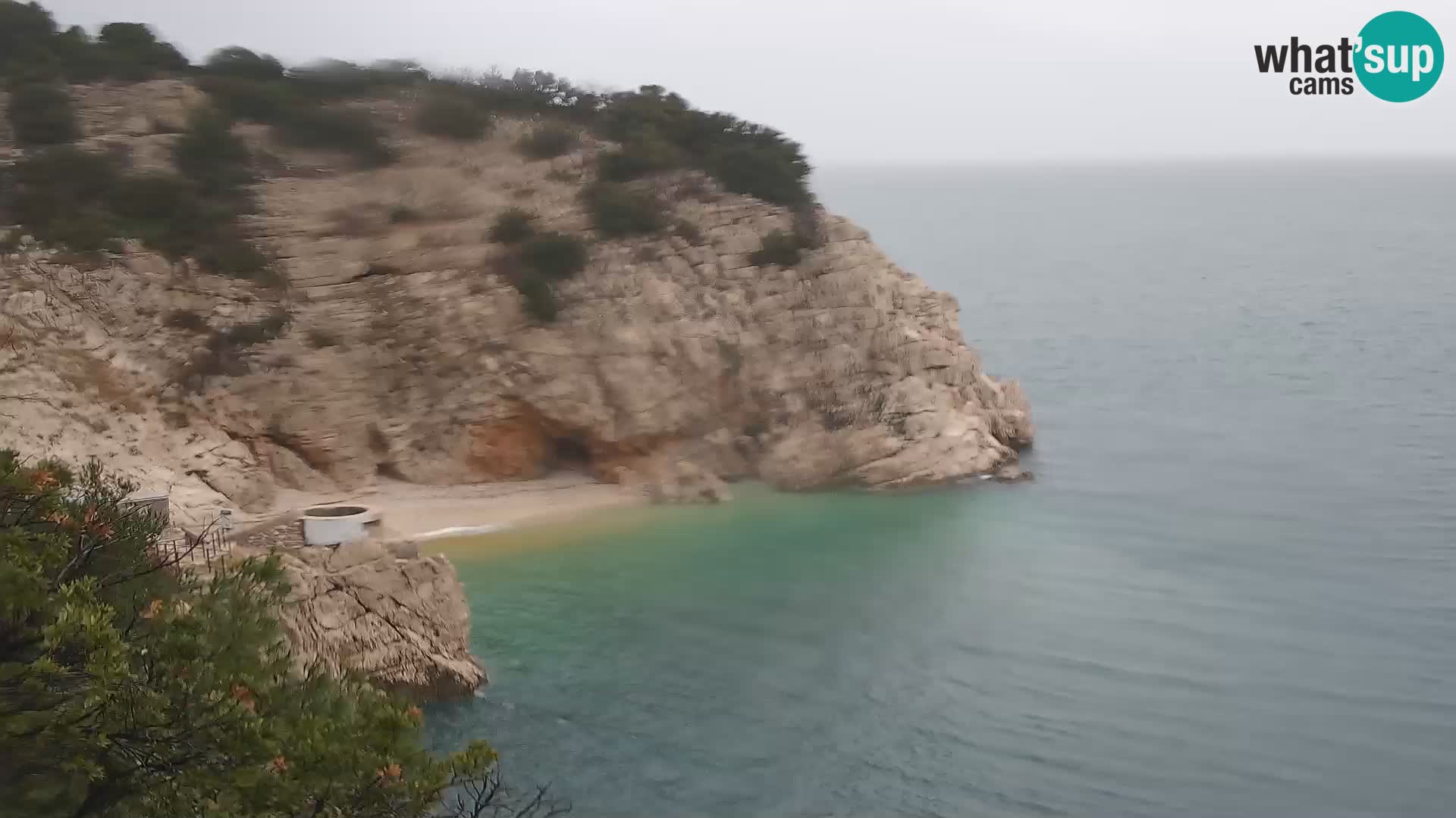 Web kamera plaže Brseč – Mošćenička Draga – Hrvatska