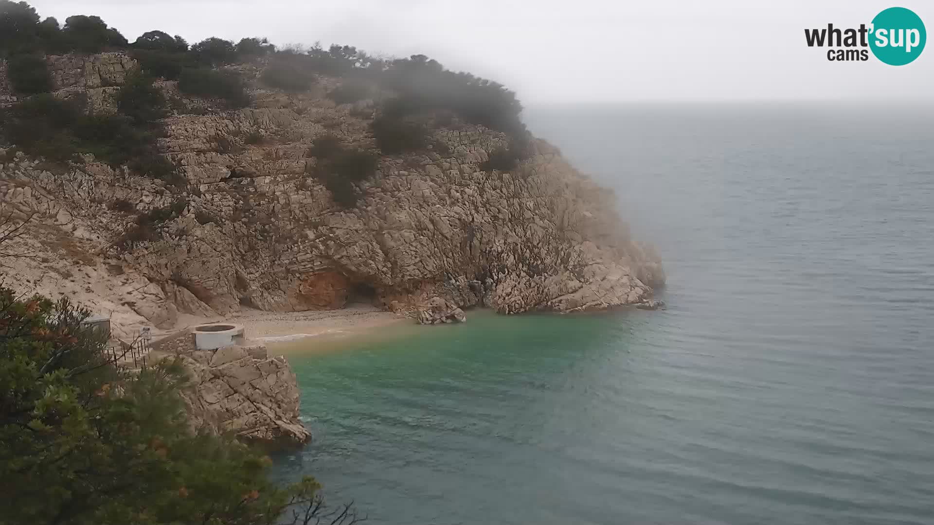 Webcam Brseč beach – Mošćenička Draga – Croatia