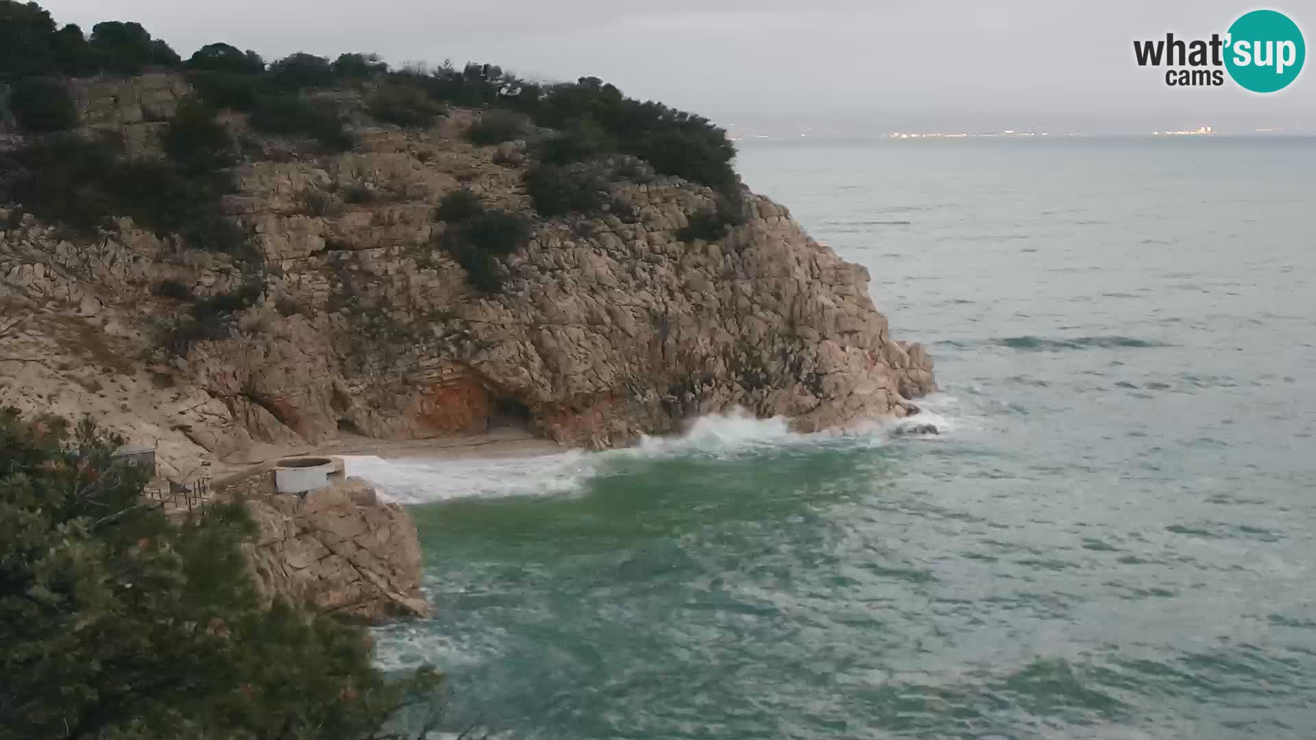 Webcam Brseč beach – Mošćenička Draga – Croatia