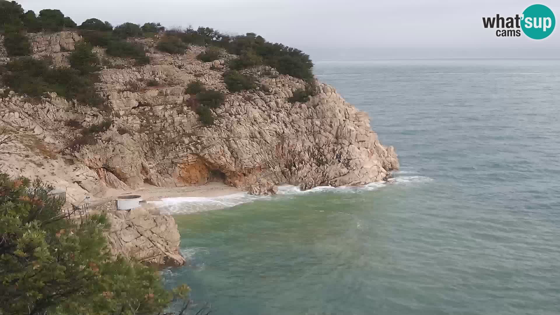 Web kamera plaže Brseč – Mošćenička Draga – Hrvatska