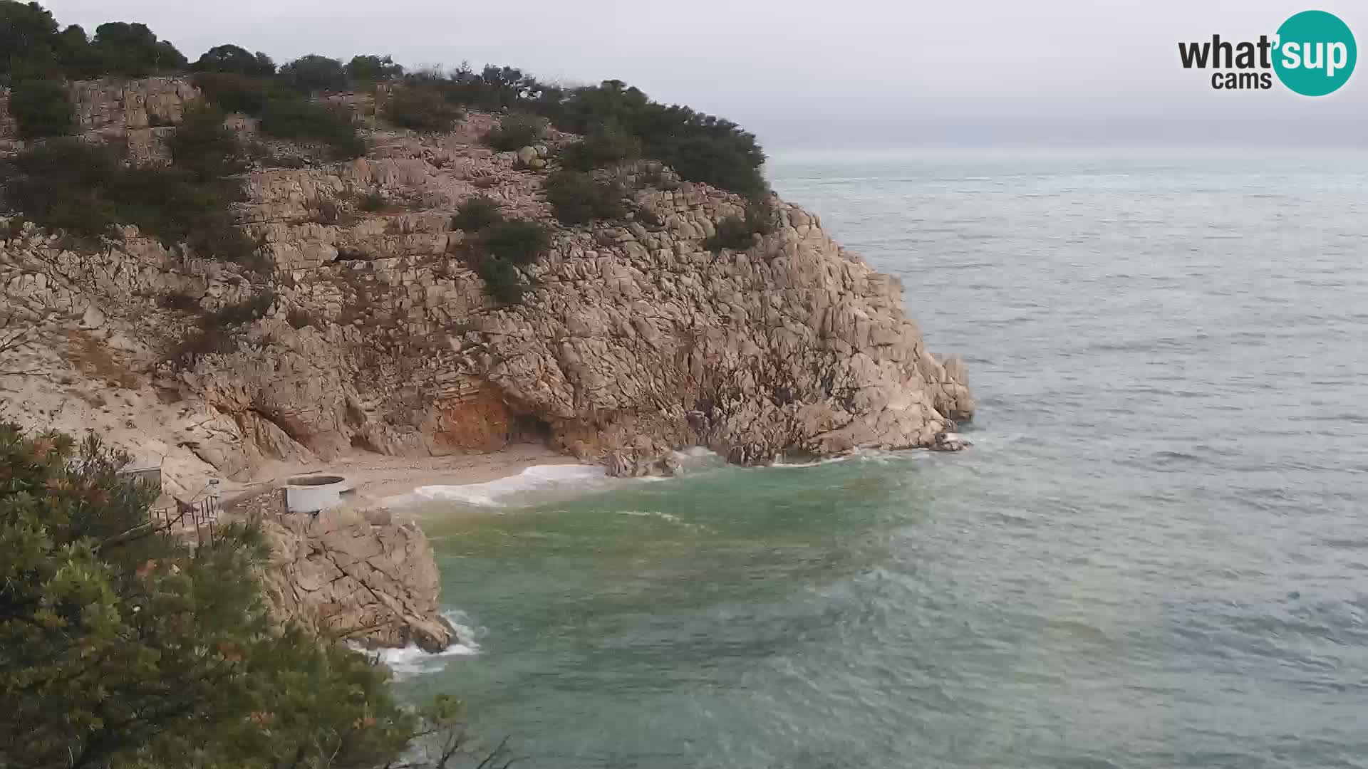 Webcam Bersezio spiaggia – Draga di Moschiena – Croazia