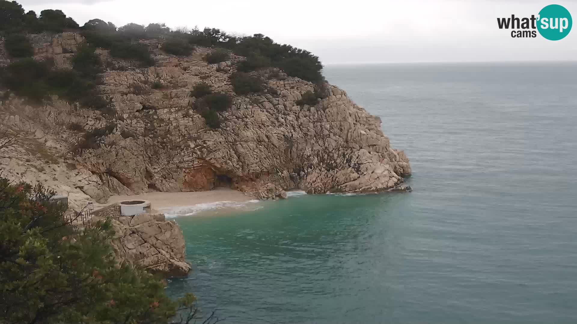 Webcam Brseč Strand – Mošćenička Draga – Kroatien
