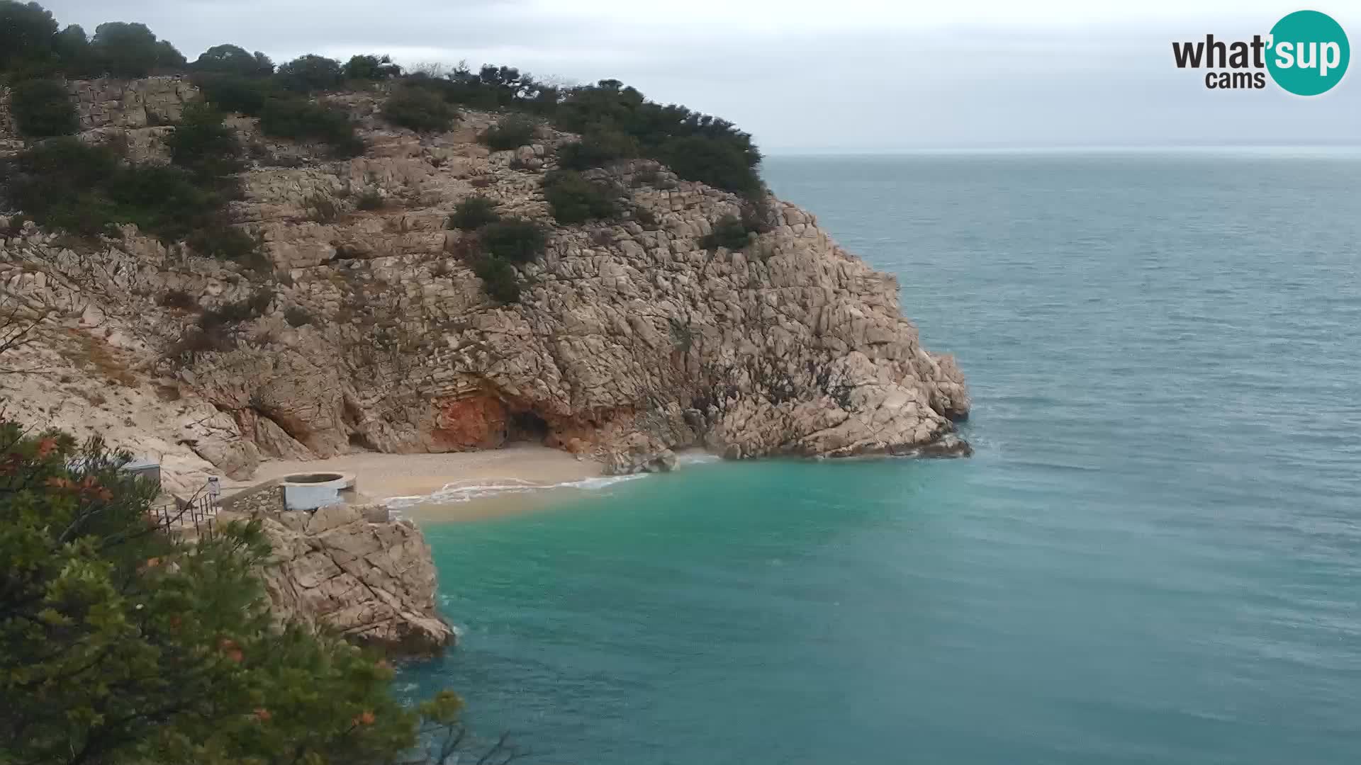 Web kamera plaže Brseč – Mošćenička Draga – Hrvatska