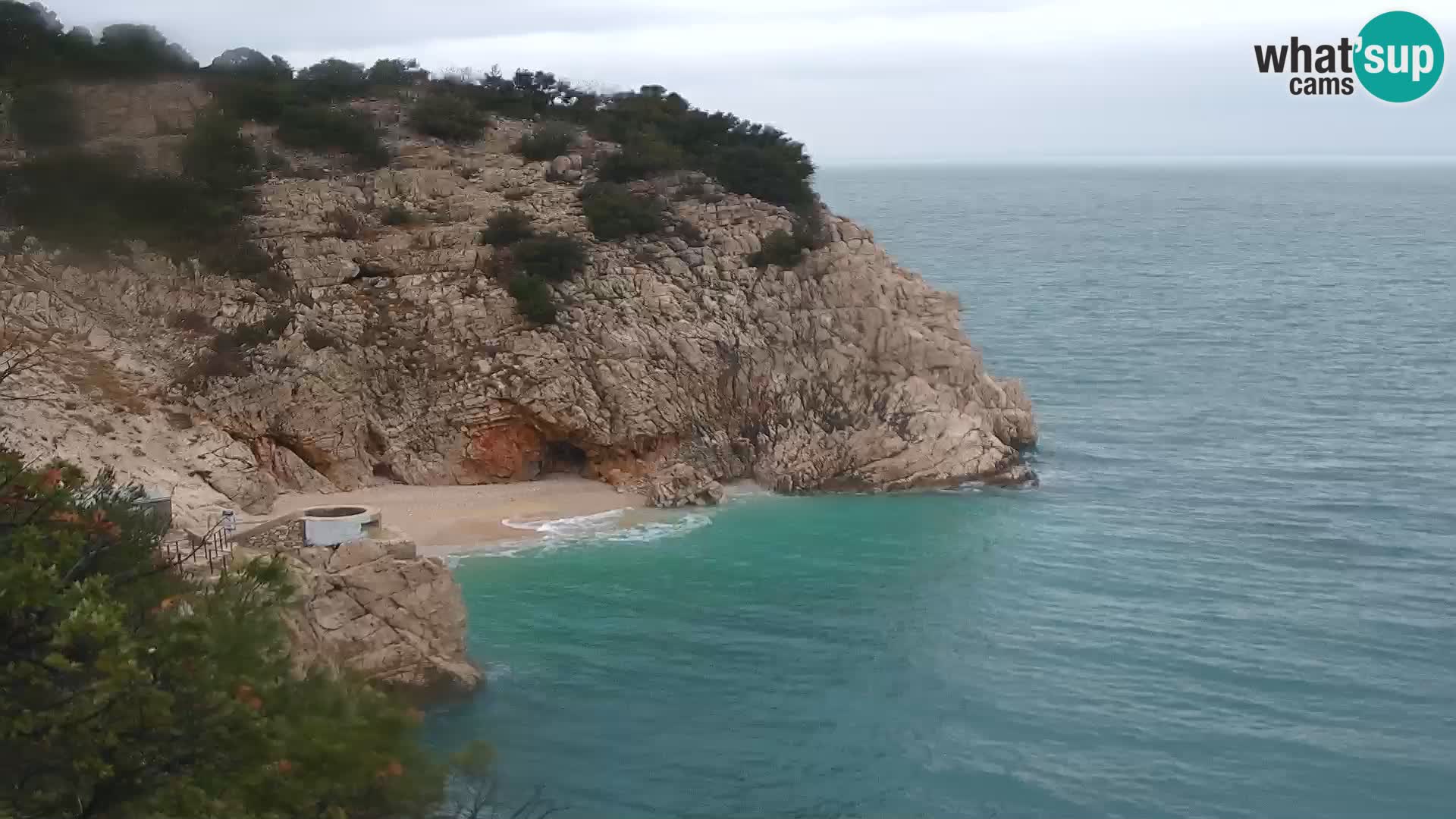 Webcam Brseč Strand – Mošćenička Draga – Kroatien