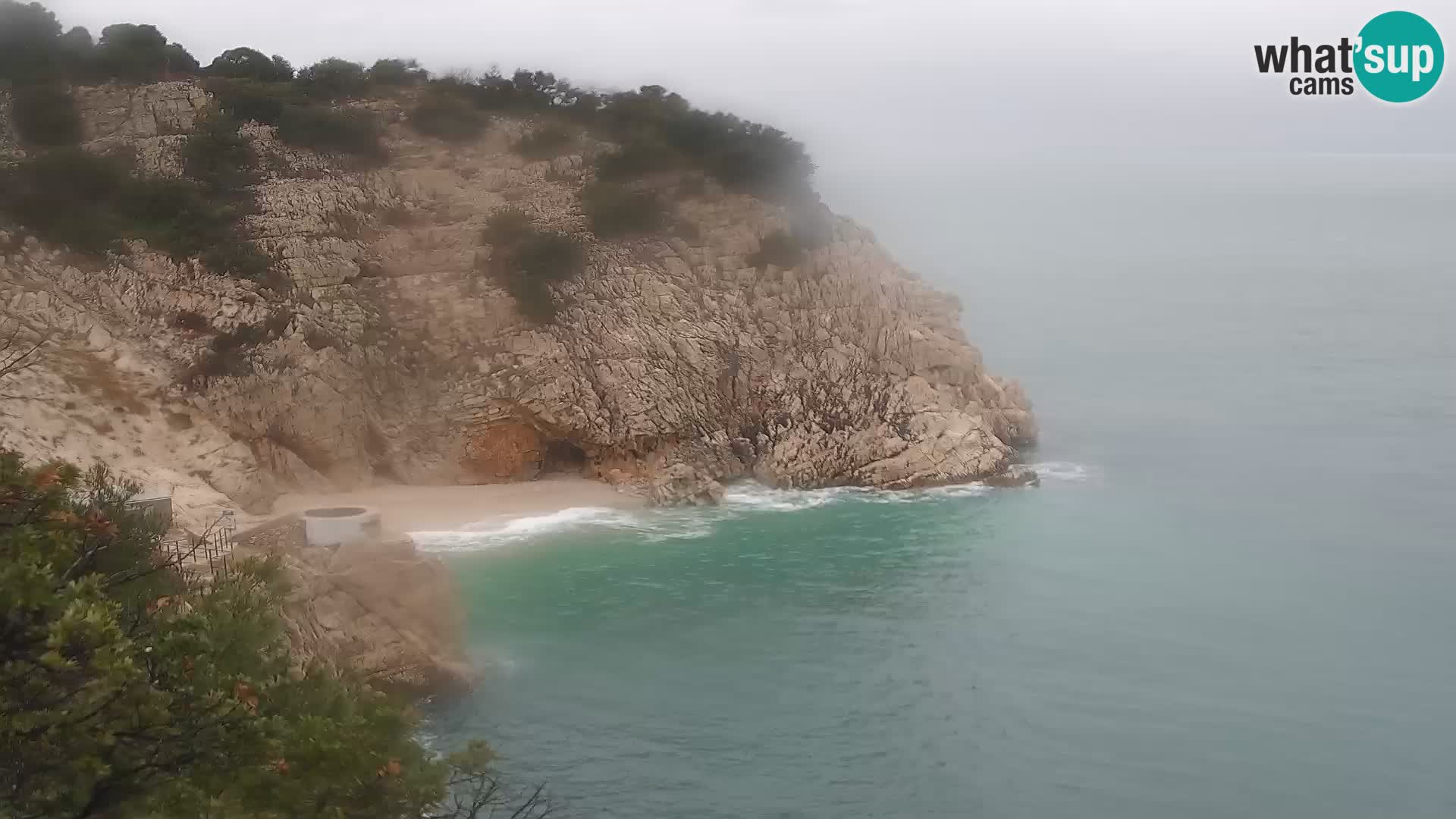 Webcam Brseč Strand – Mošćenička Draga – Kroatien
