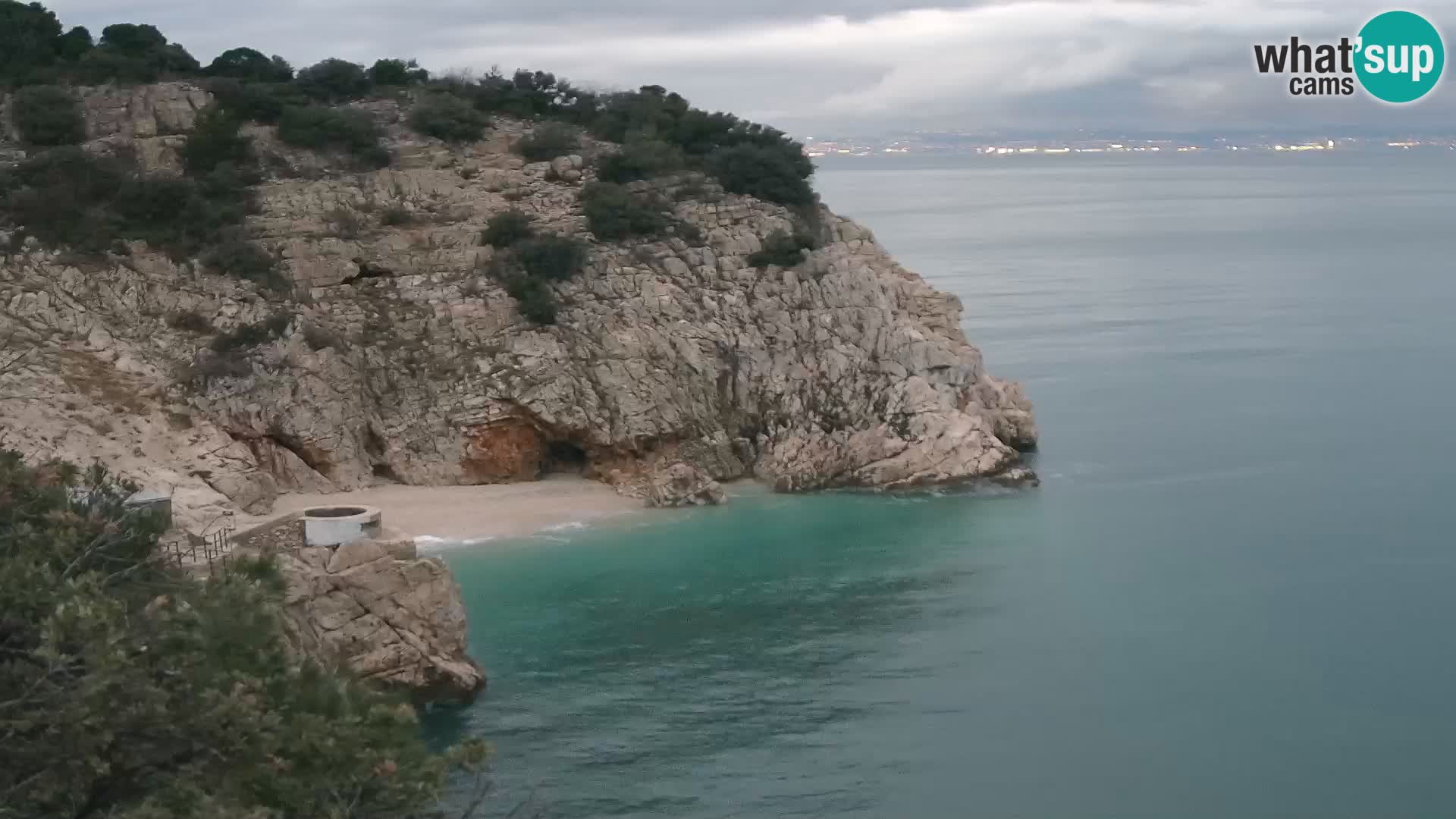 Web kamera plaže Brseč – Mošćenička Draga – Hrvatska