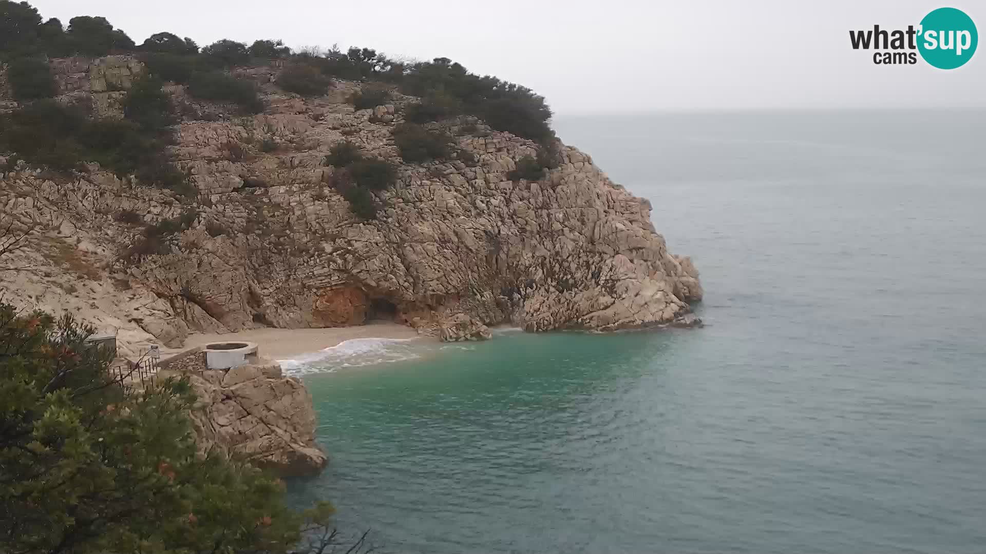 Webcam Bersezio spiaggia – Draga di Moschiena – Croazia
