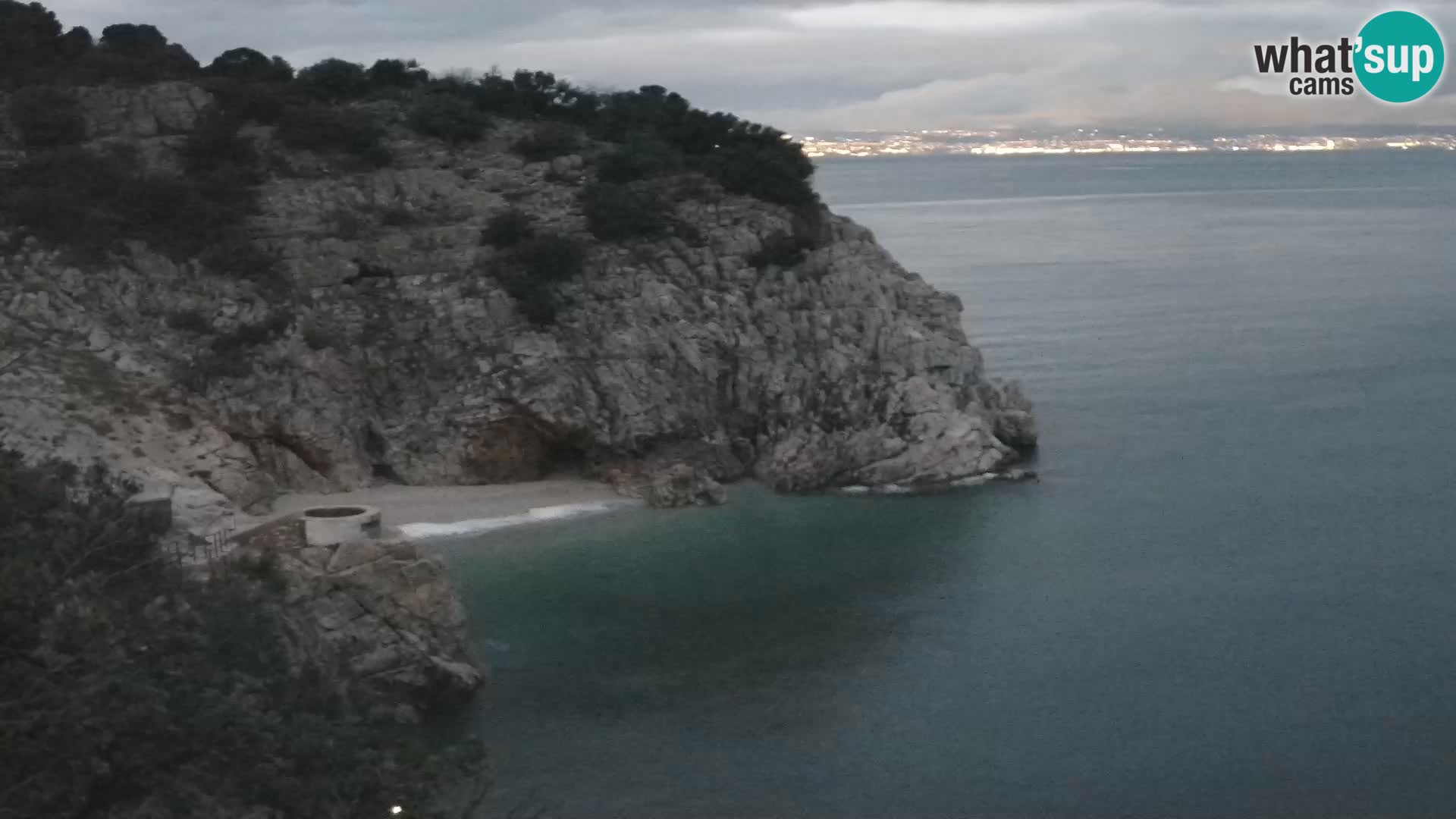Webcam Brseč beach – Mošćenička Draga – Croatia