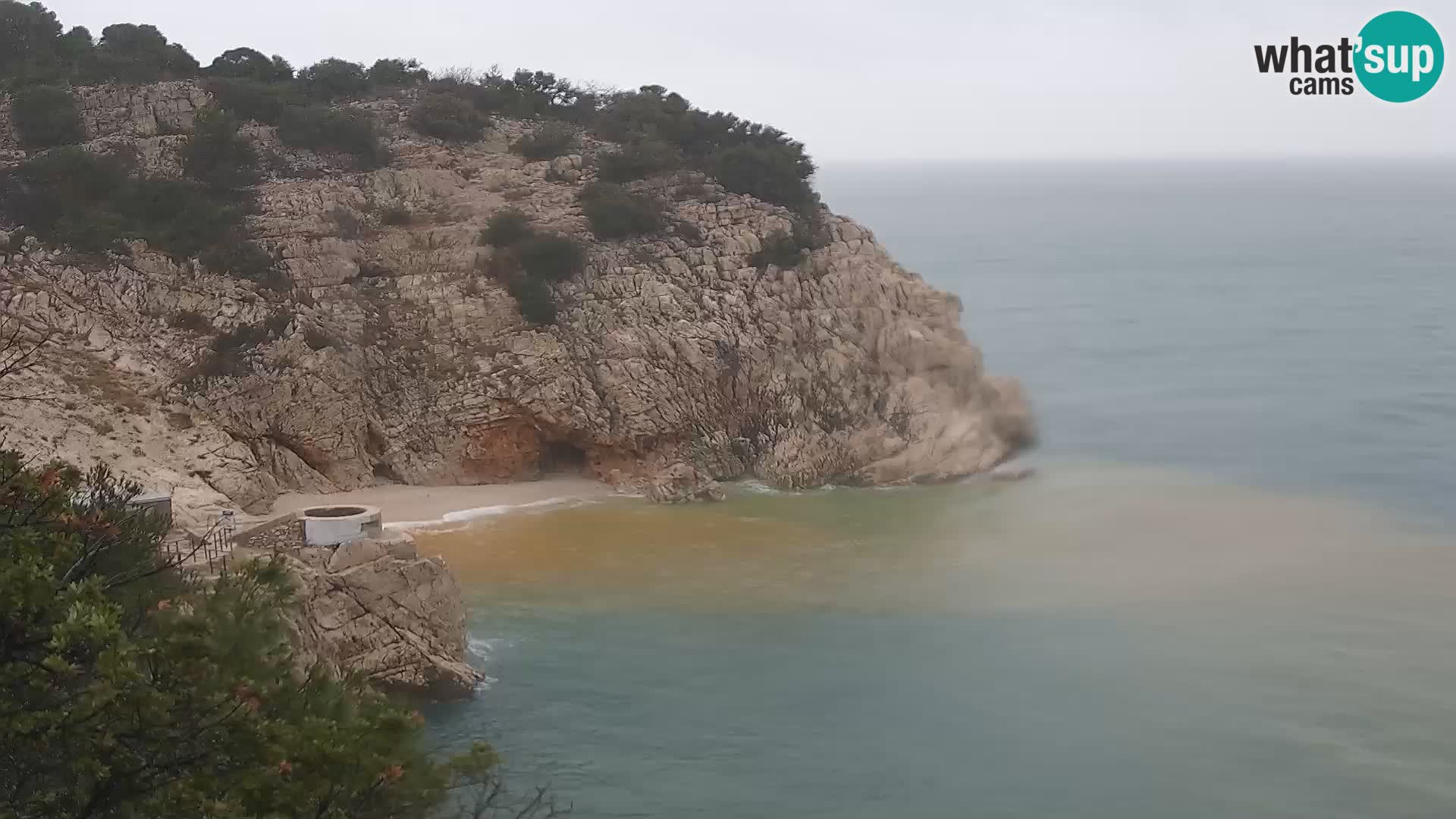 Webcam Bersezio spiaggia – Draga di Moschiena – Croazia