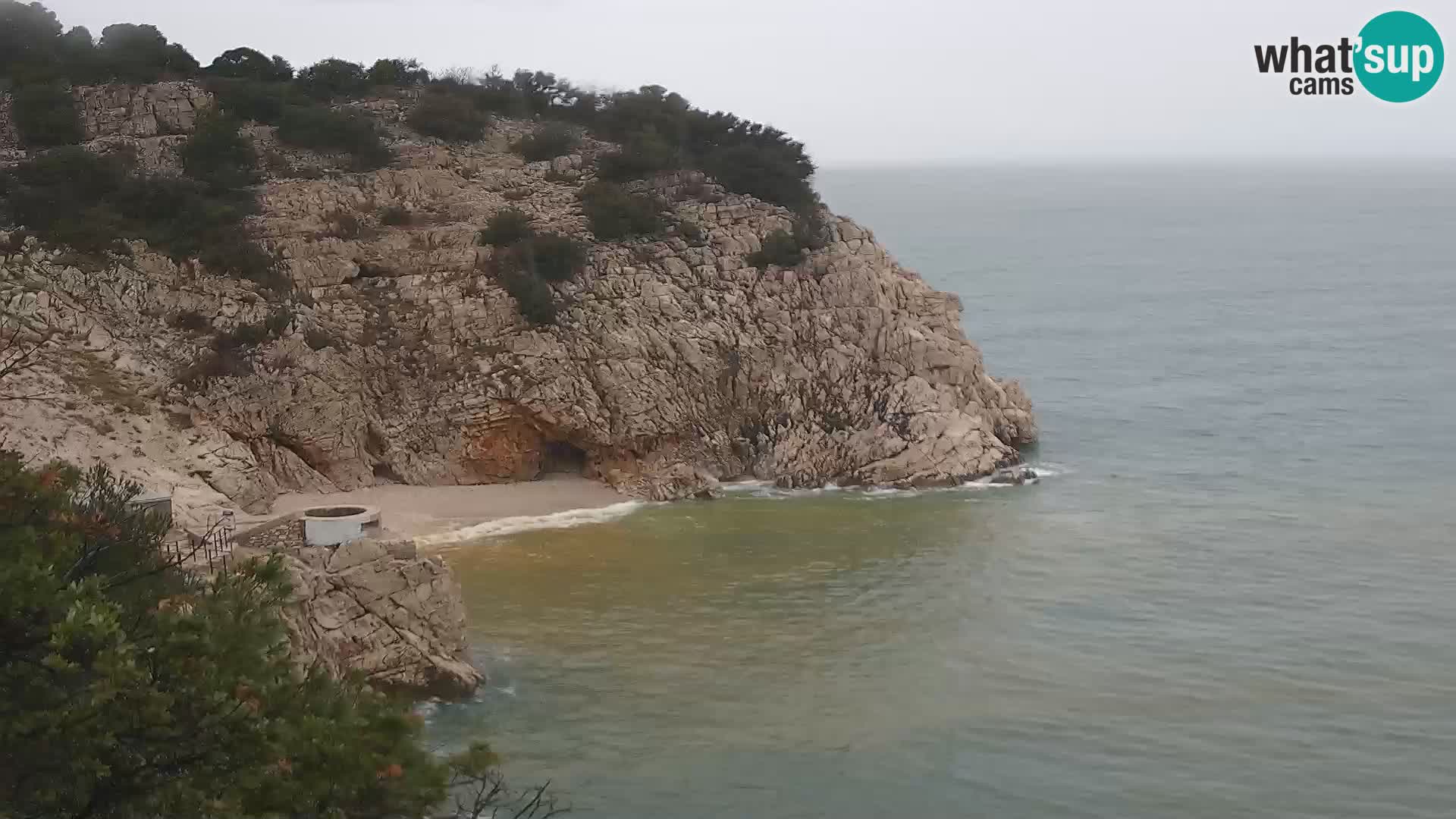 Webcam Bersezio spiaggia – Draga di Moschiena – Croazia