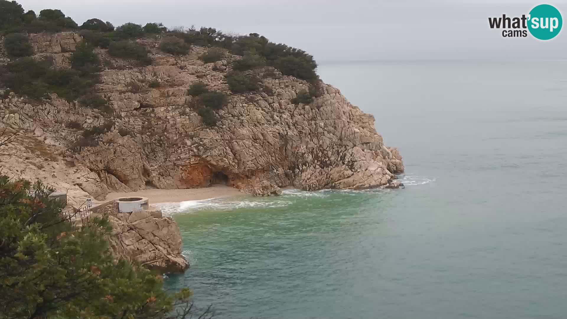 Webcam Brseč Strand – Mošćenička Draga – Kroatien