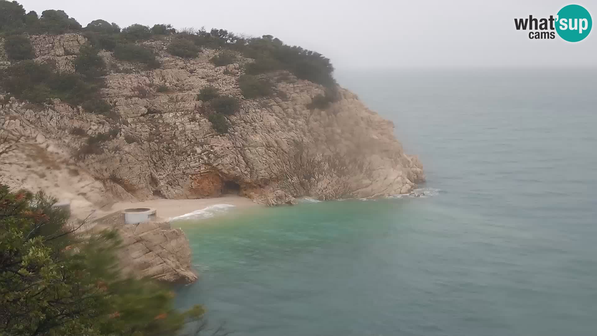 Webcam Brseč Strand – Mošćenička Draga – Kroatien