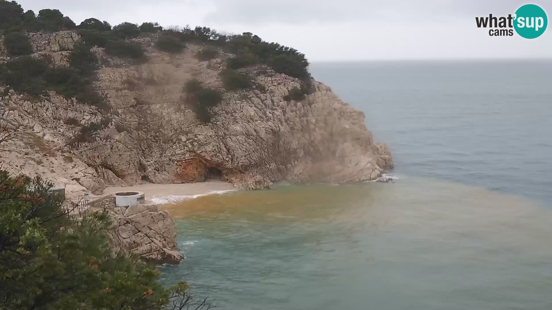 Webcam Brseč beach – Mošćenička Draga – Croatia