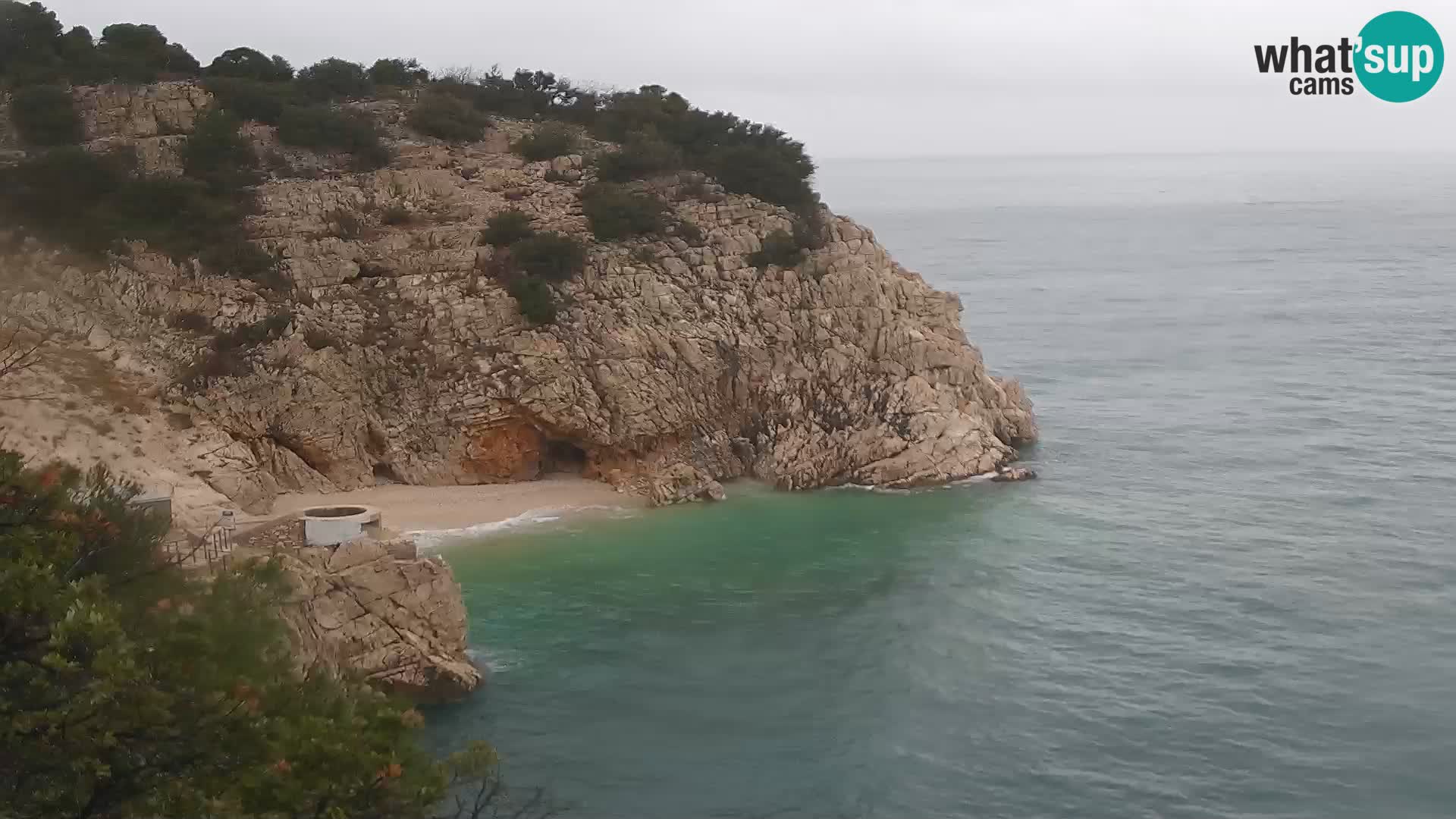Webcam Brseč beach – Mošćenička Draga – Croatia