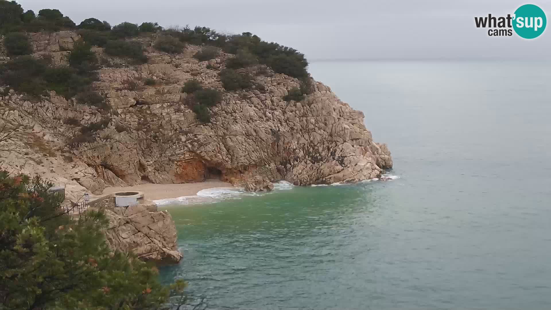 Webcam Brseč beach – Mošćenička Draga – Croatia
