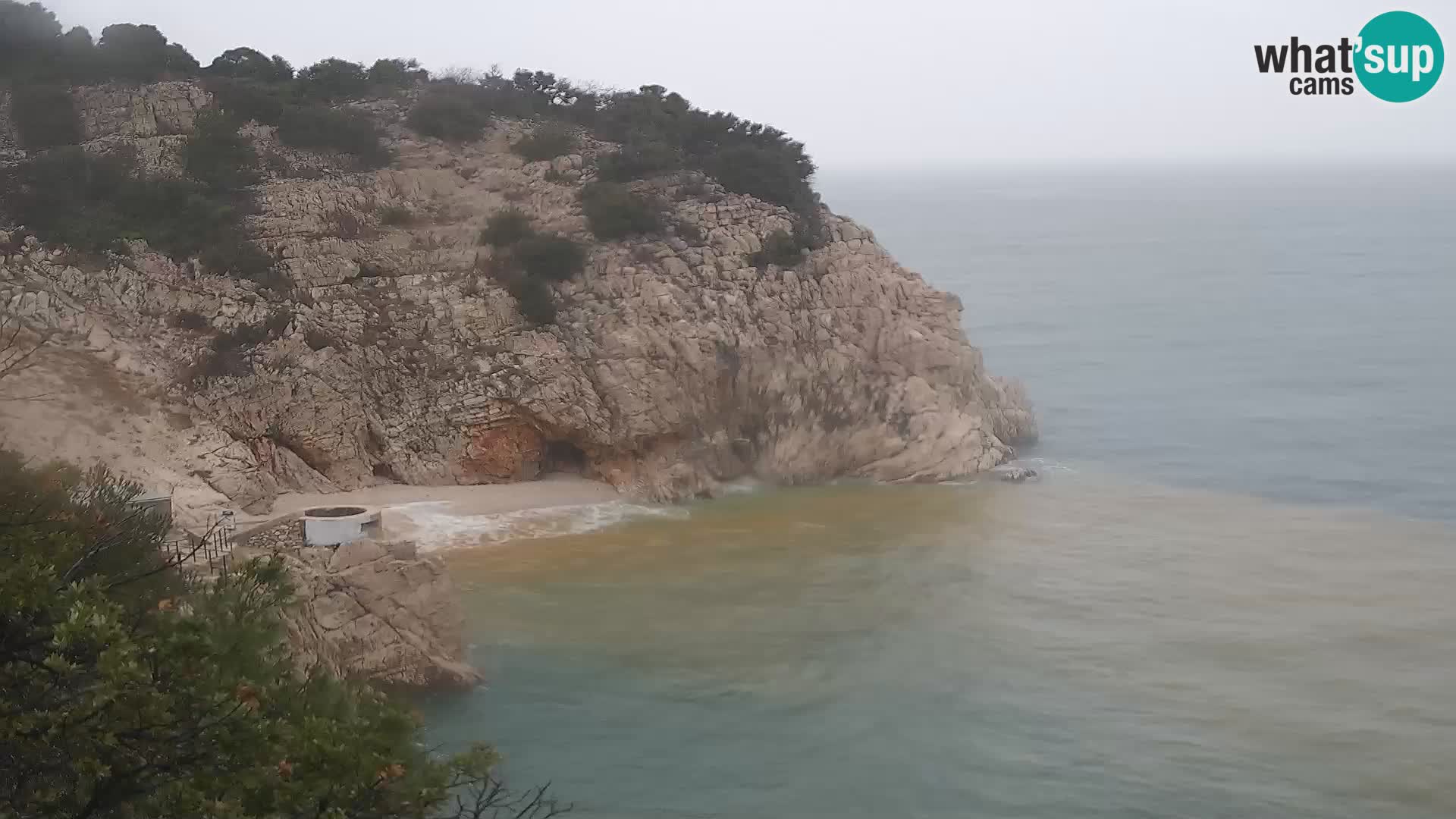 Web kamera plaže Brseč – Mošćenička Draga – Hrvatska