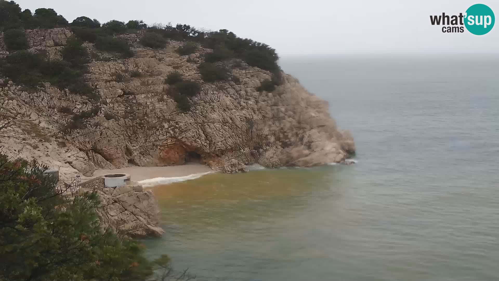 Webcam Brseč beach – Mošćenička Draga – Croatia