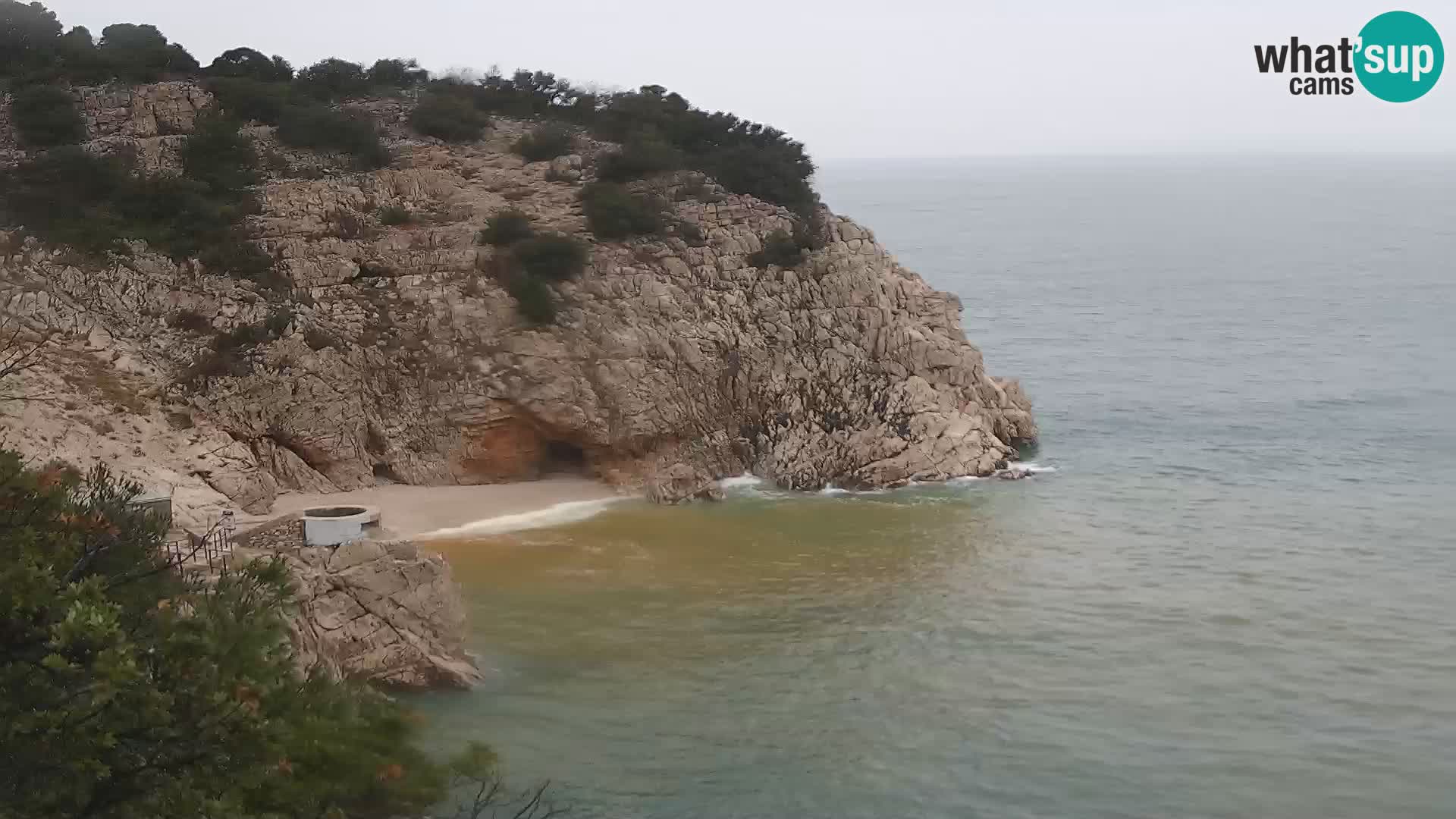 Webcam Bersezio spiaggia – Draga di Moschiena – Croazia