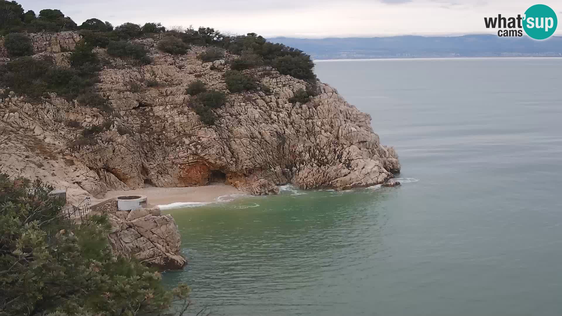 Webcam Brseč beach – Mošćenička Draga – Croatia