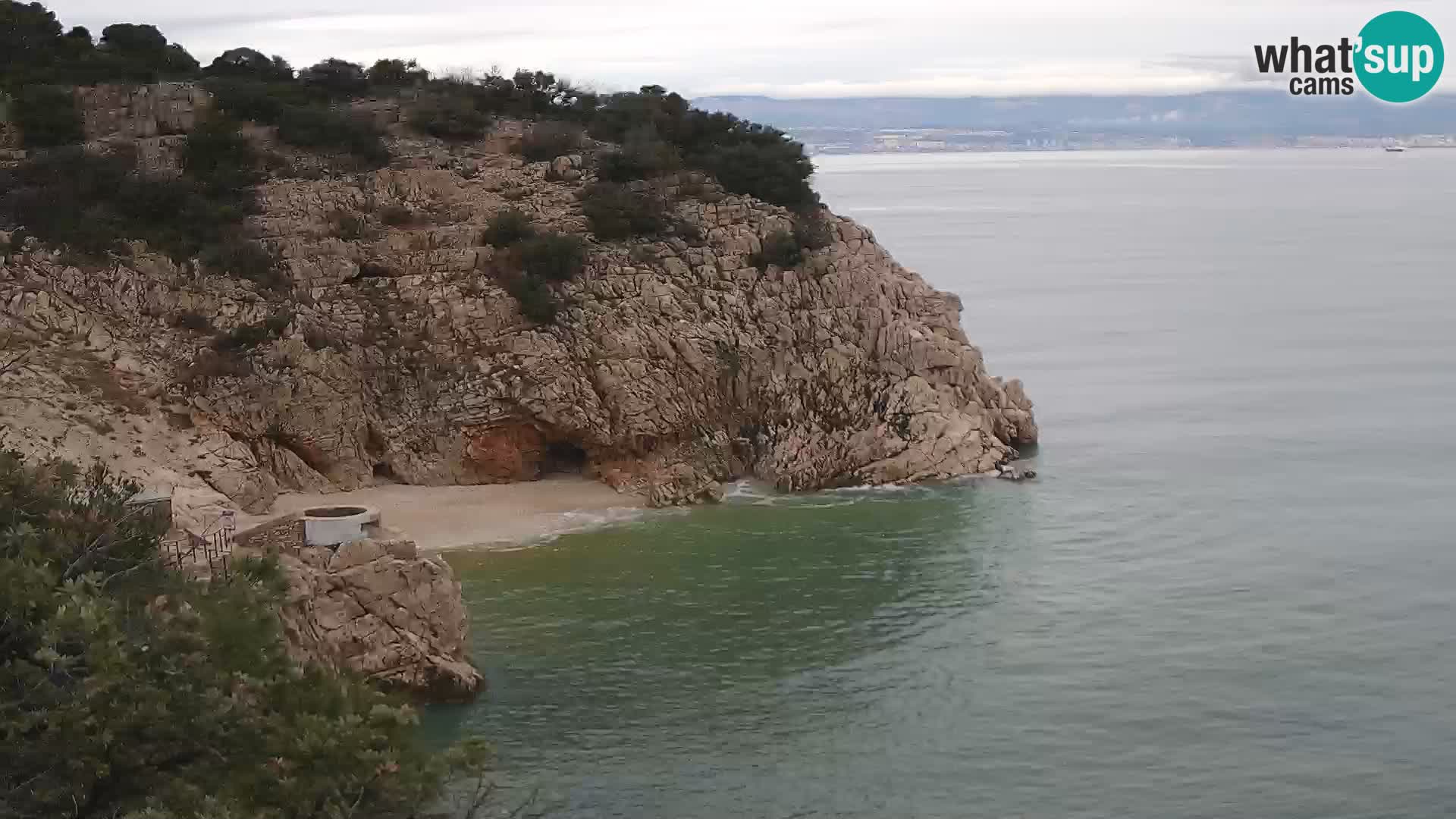 Webcam Brseč beach – Mošćenička Draga – Croatia
