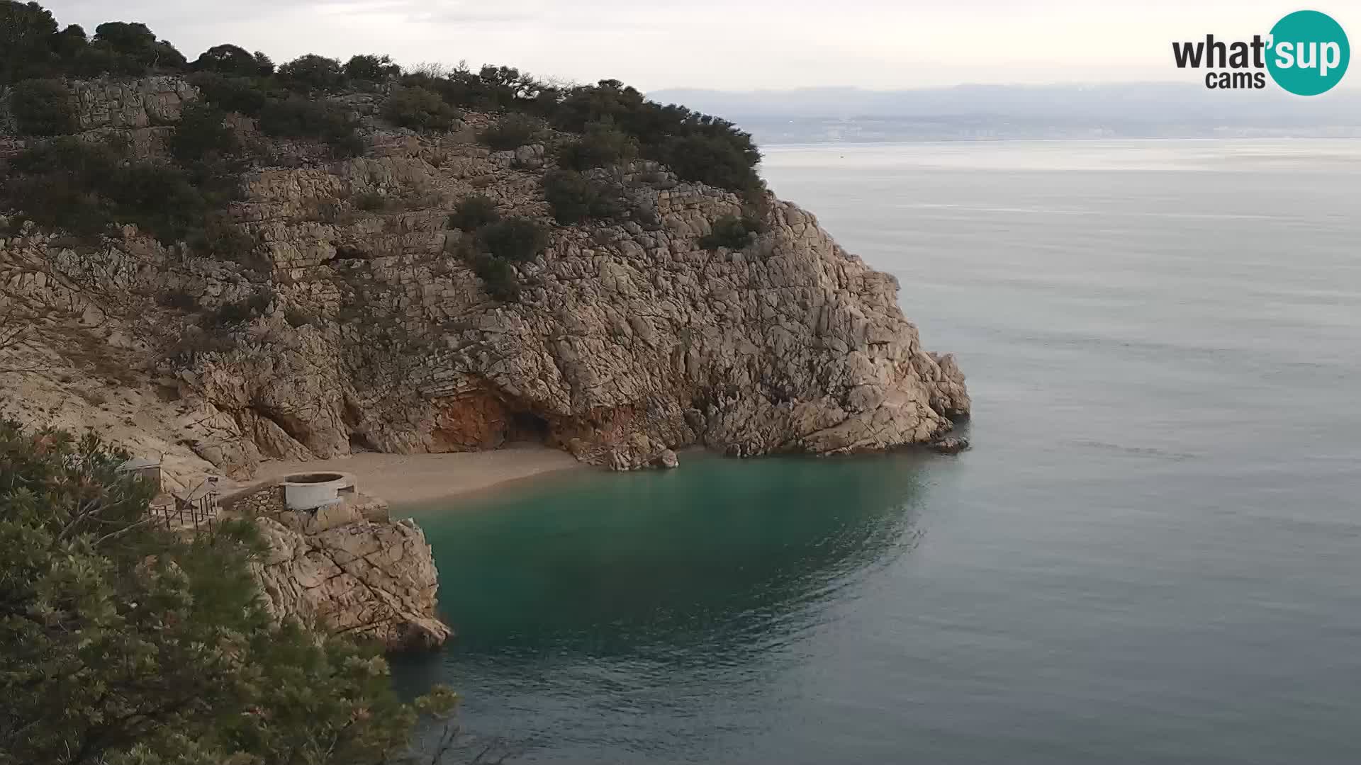 Webcam Brseč Strand – Mošćenička Draga – Kroatien