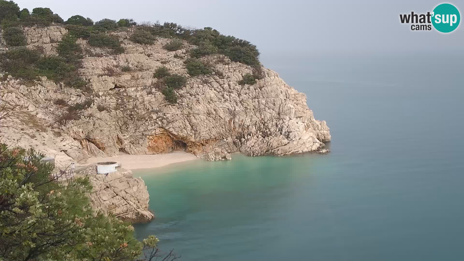 Webcam Bersezio spiaggia – Draga di Moschiena – Croazia