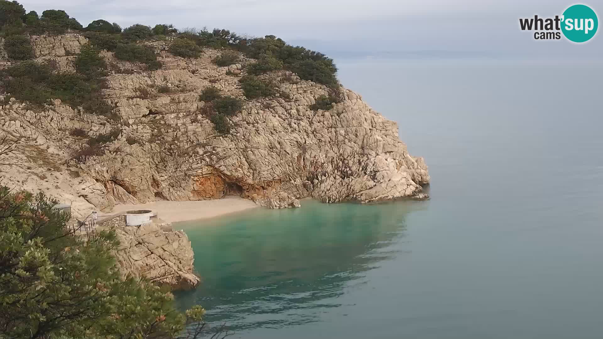 Webcam Brseč beach – Mošćenička Draga – Croatia