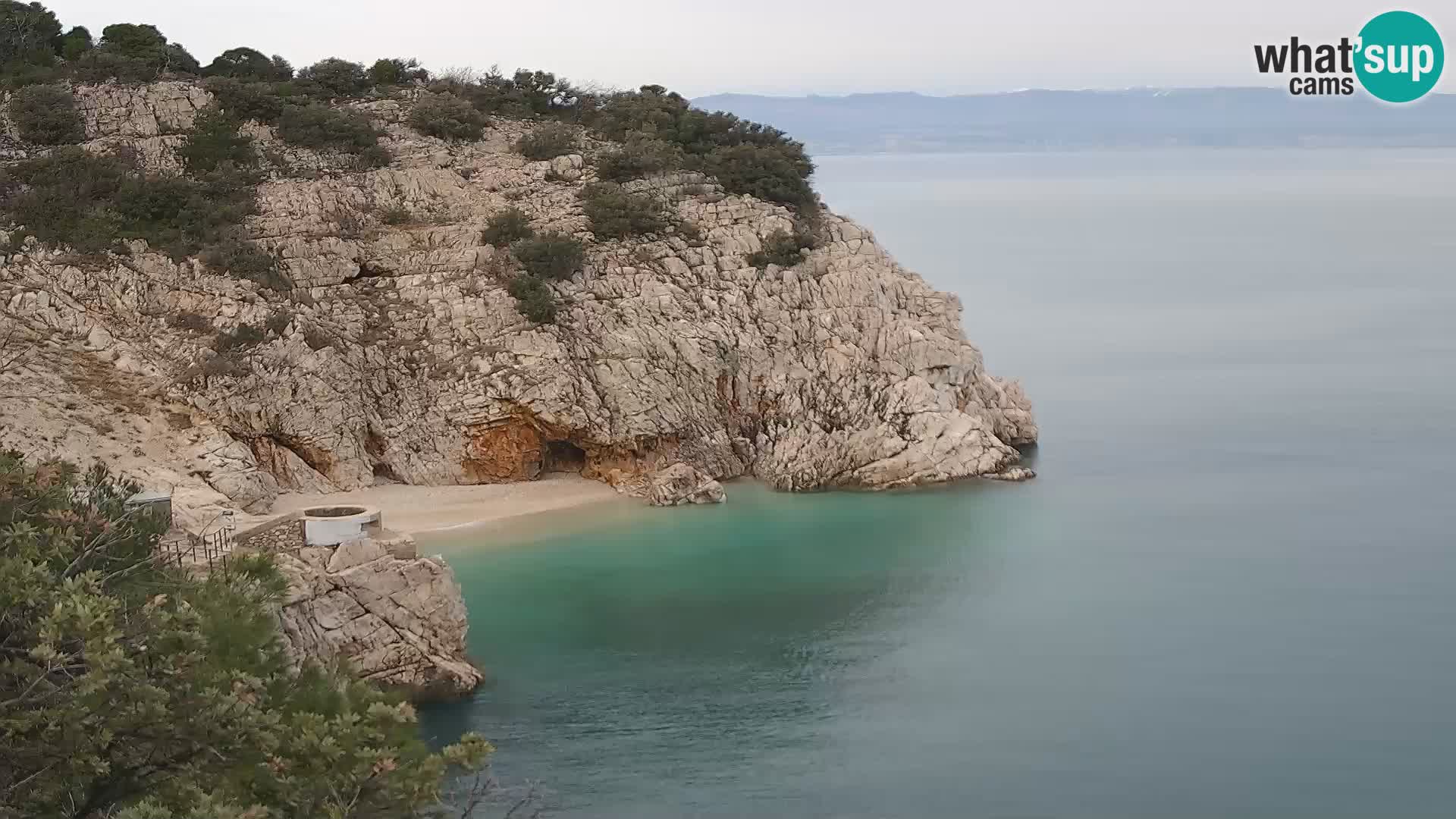 Webcam Brseč beach – Mošćenička Draga – Croatia
