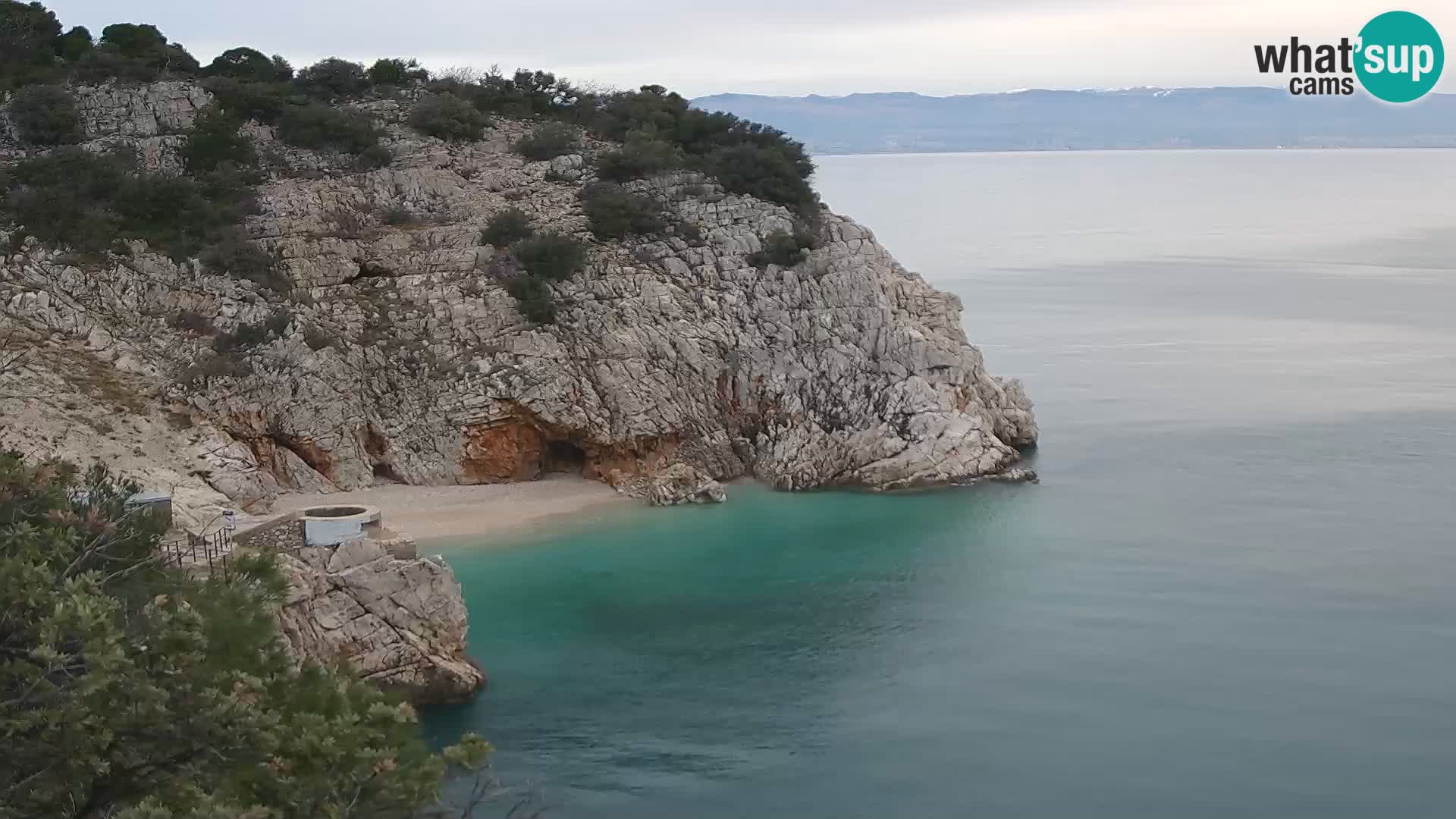 Webcam Brseč Strand – Mošćenička Draga – Kroatien