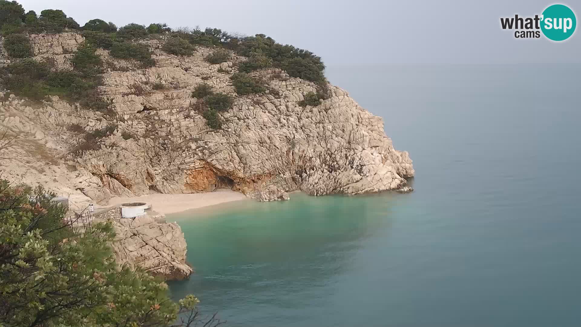Webcam Brseč beach – Mošćenička Draga – Croatia