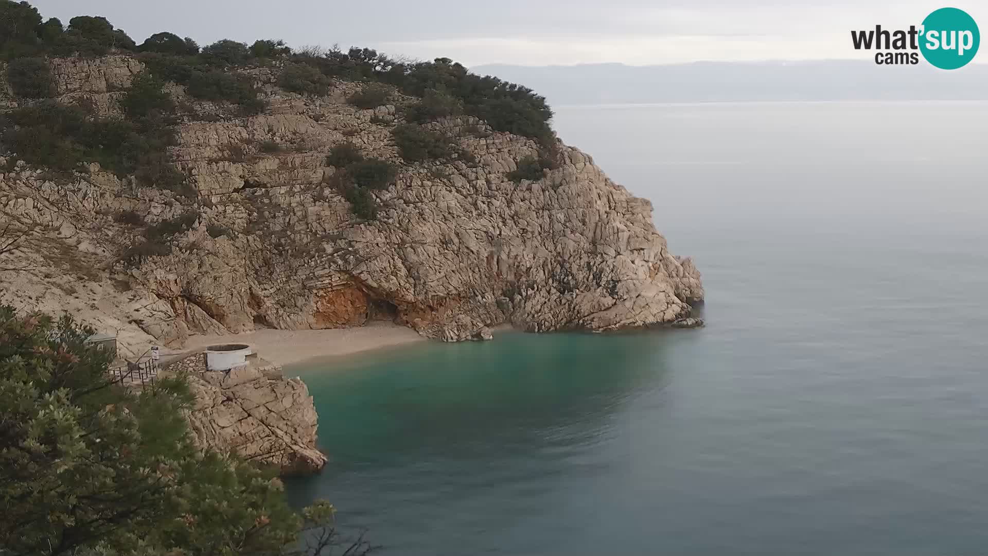 Web kamera plaže Brseč – Mošćenička Draga – Hrvatska