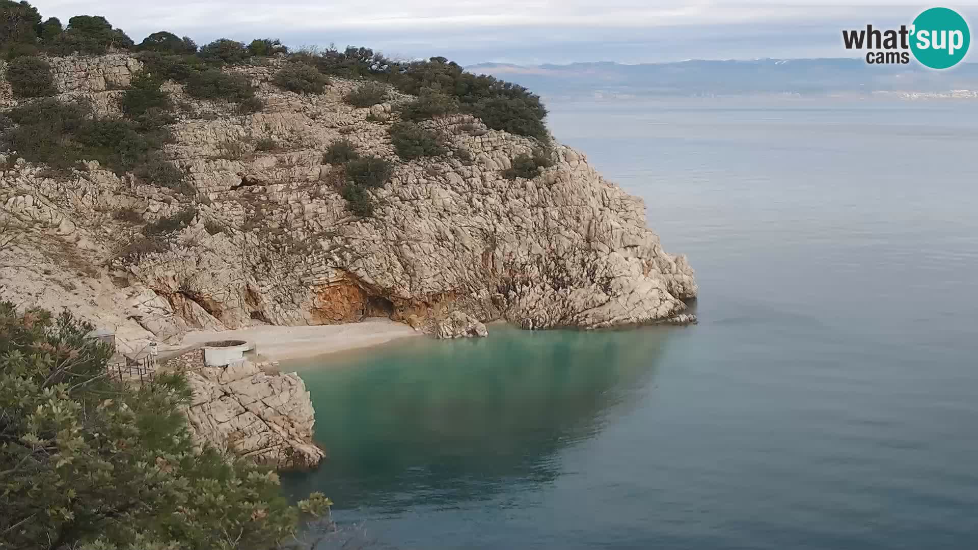 Webcam Bersezio spiaggia – Draga di Moschiena – Croazia
