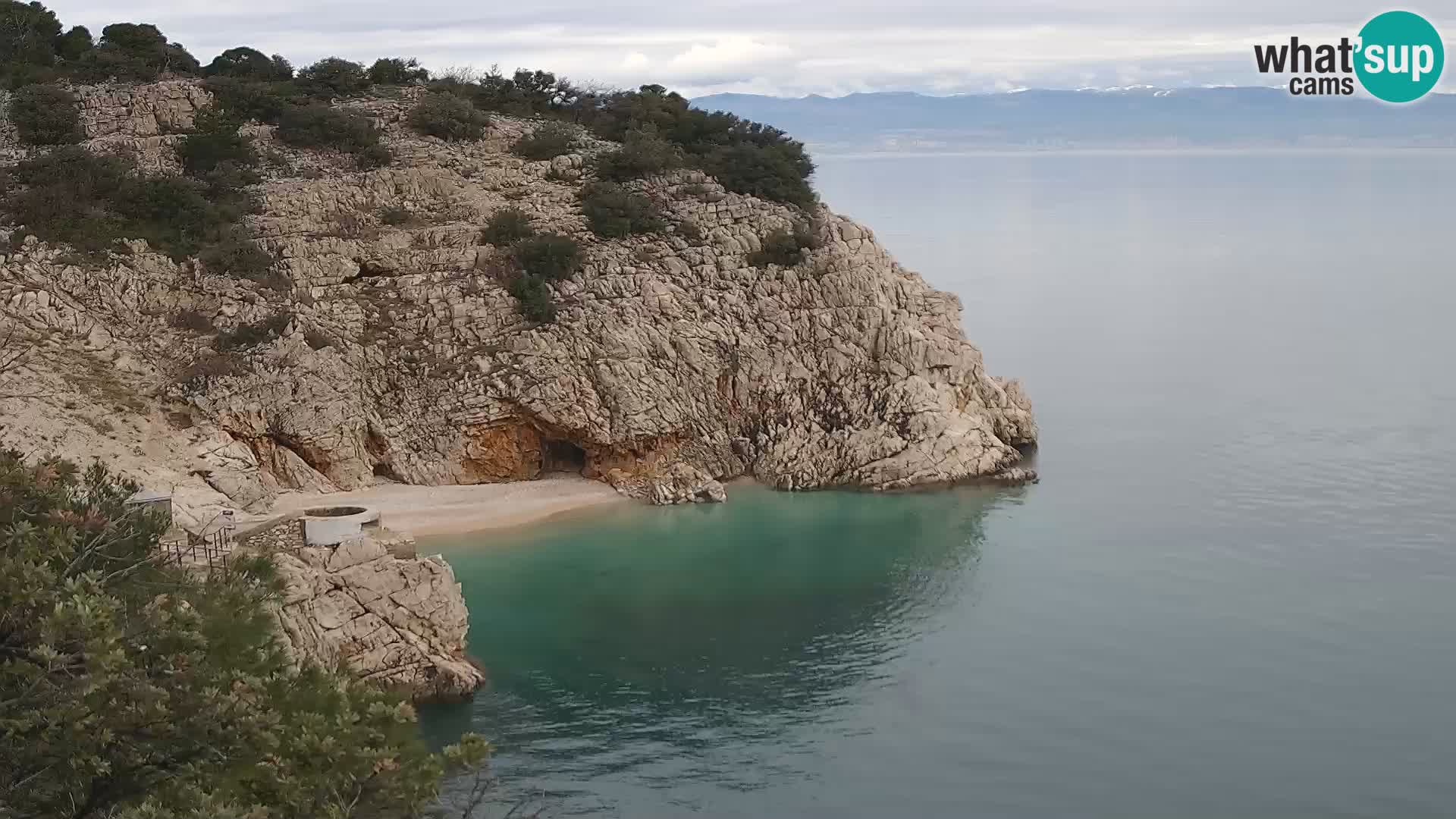 Webcam Bersezio spiaggia – Draga di Moschiena – Croazia