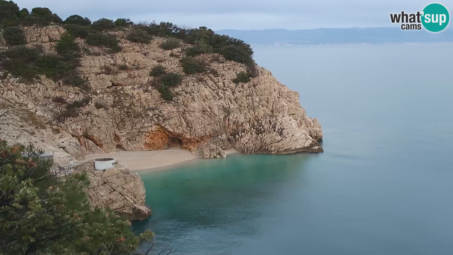 Webcam Bersezio spiaggia – Draga di Moschiena – Croazia