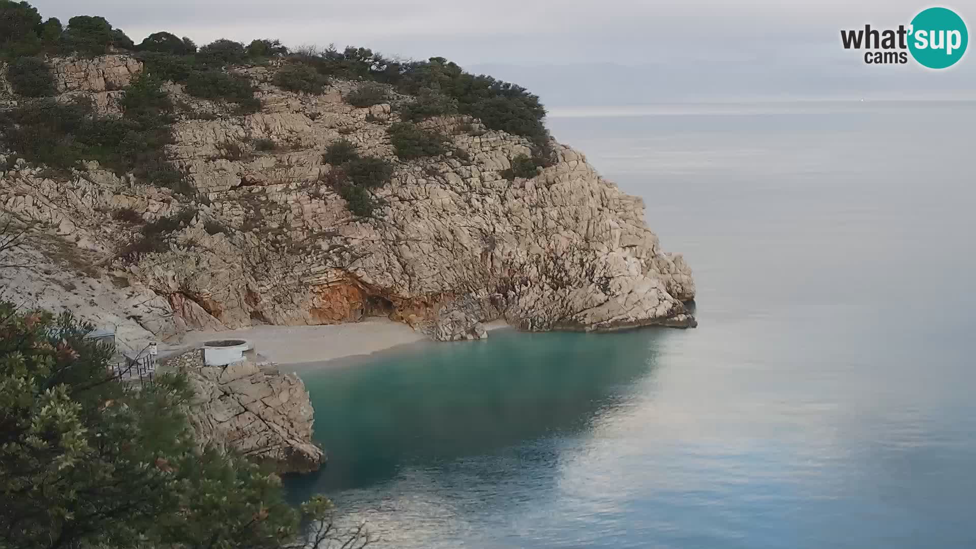Webcam Bersezio spiaggia – Draga di Moschiena – Croazia