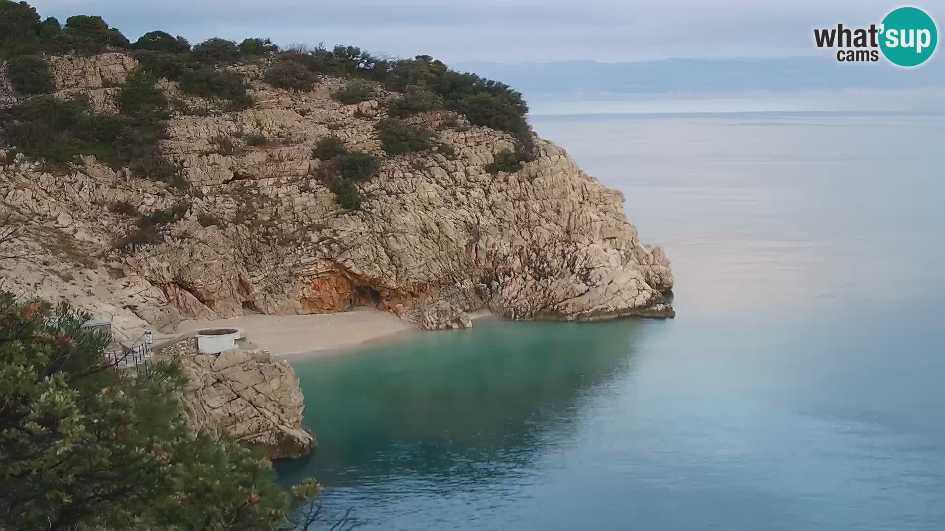 Webcam Bersezio spiaggia – Draga di Moschiena – Croazia