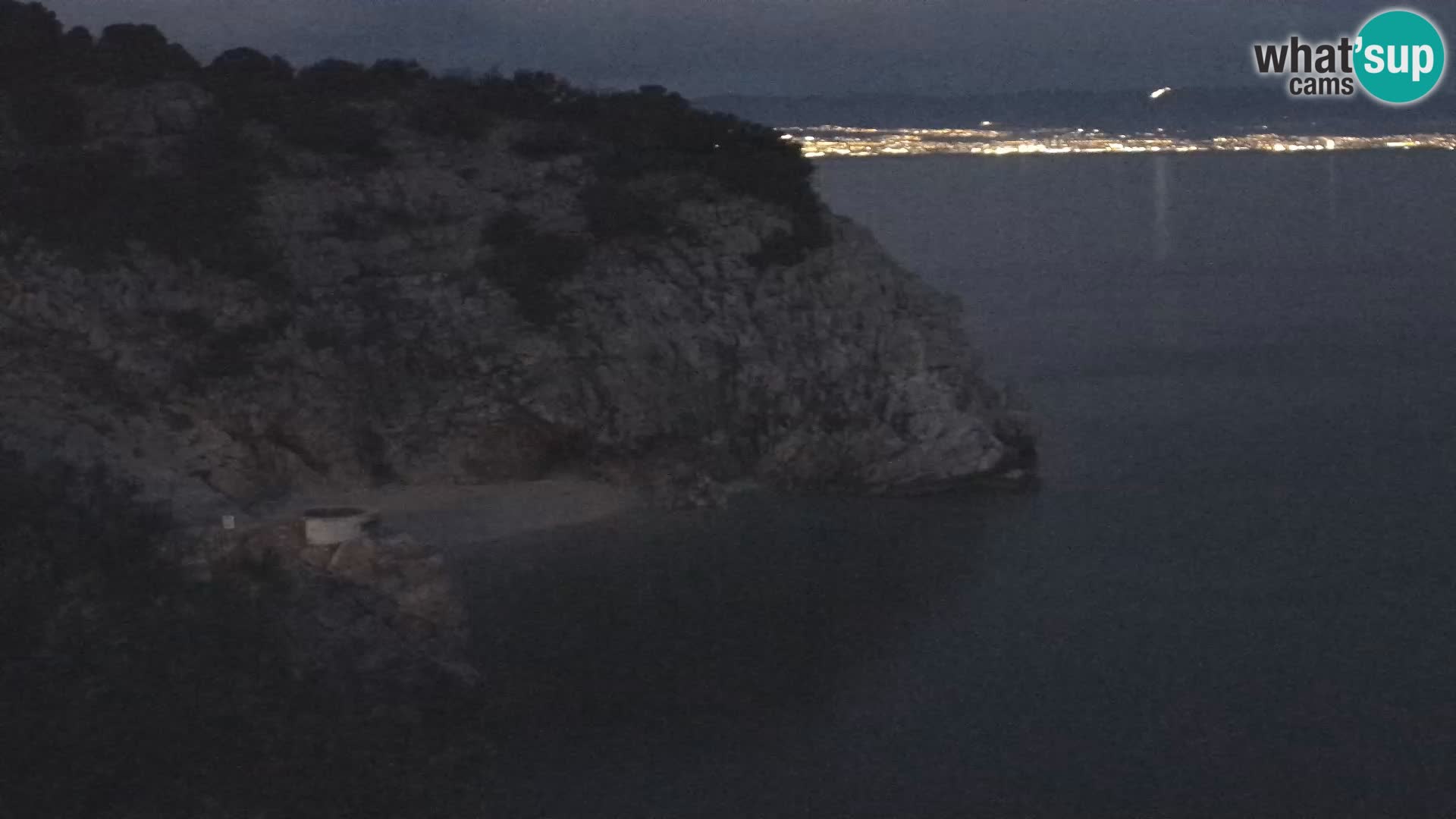 Spletna kamera Brseč plaža – Mošćenička Draga – Hrvaška