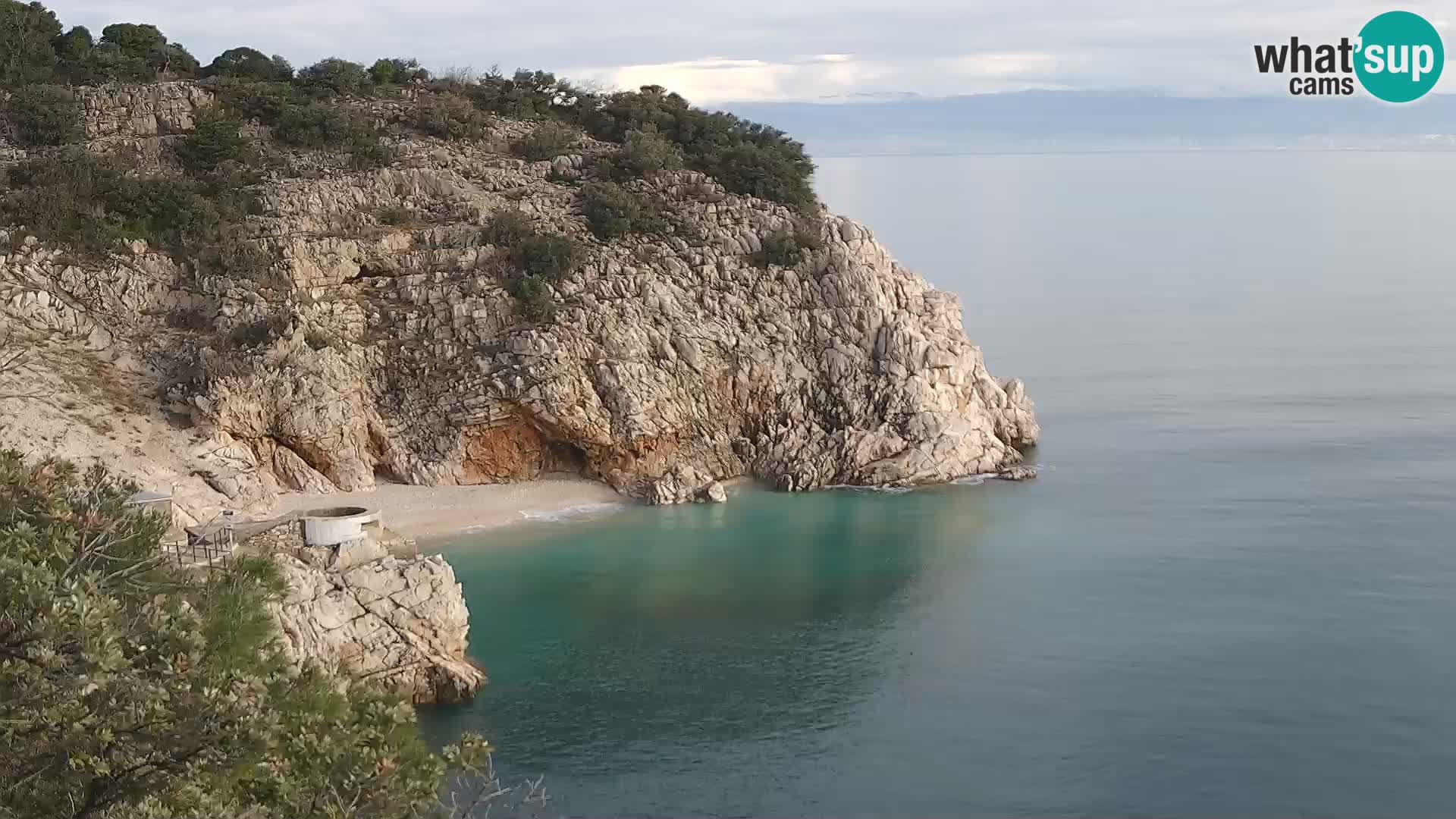Webcam Brseč beach – Mošćenička Draga – Croatia