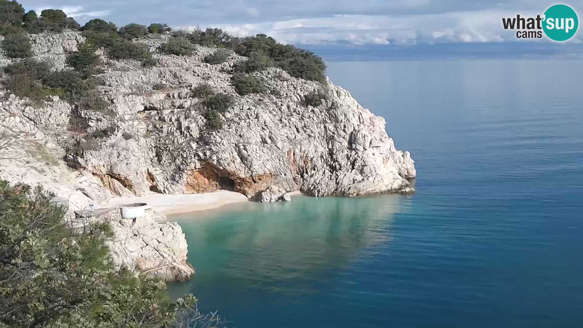 Webcam Bersezio spiaggia – Draga di Moschiena – Croazia