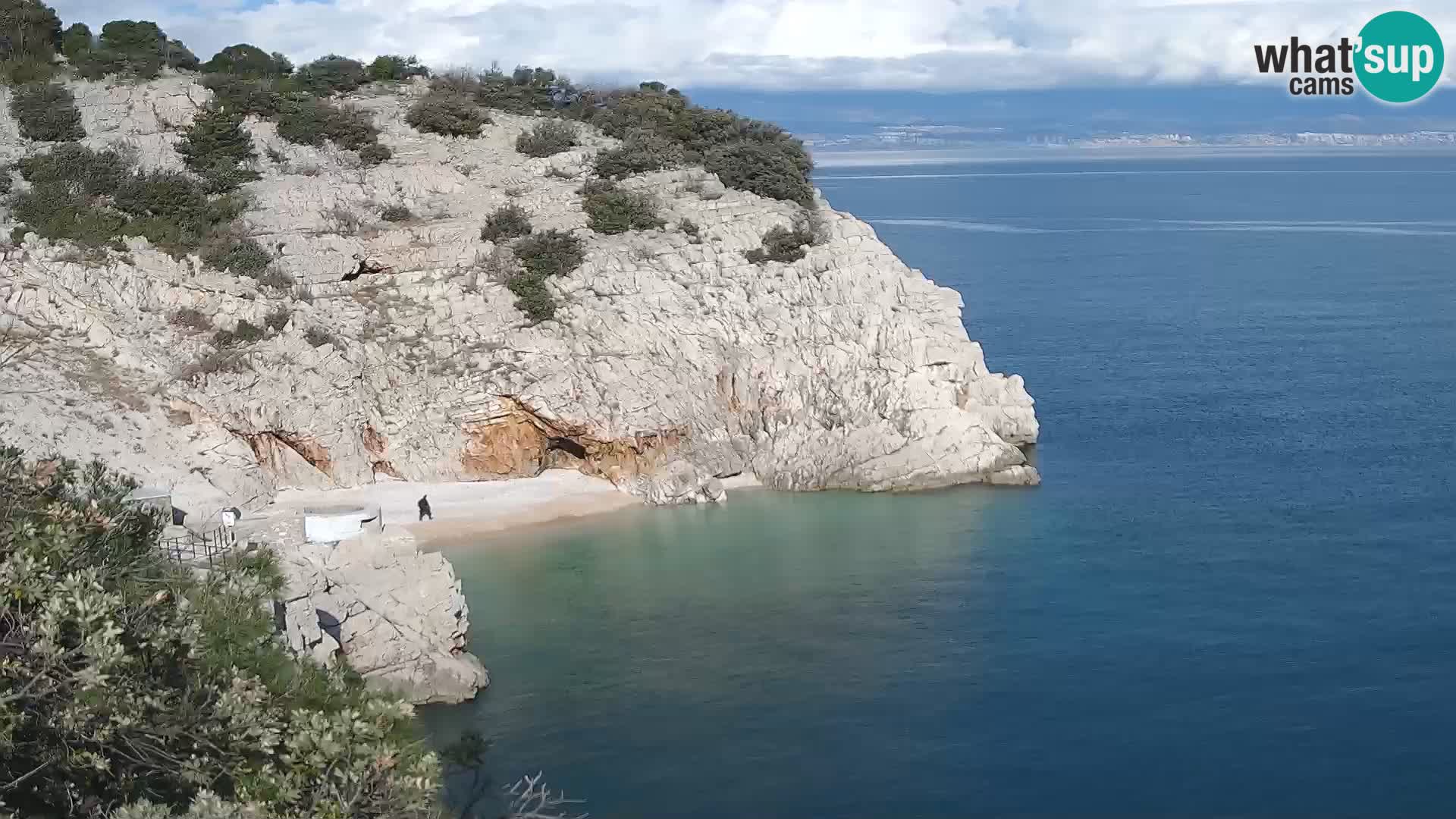 Webcam Brseč beach – Mošćenička Draga – Croatia