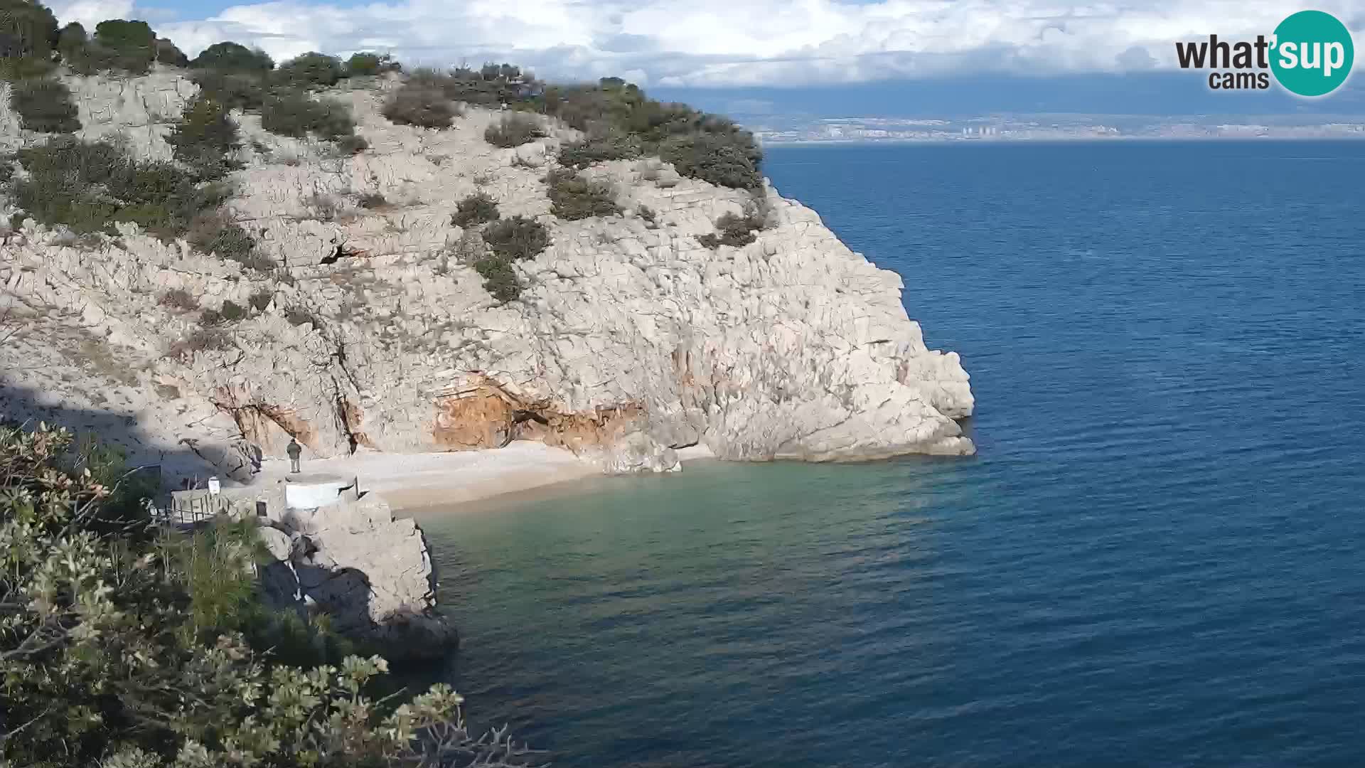 Webcam Brseč Strand – Mošćenička Draga – Kroatien