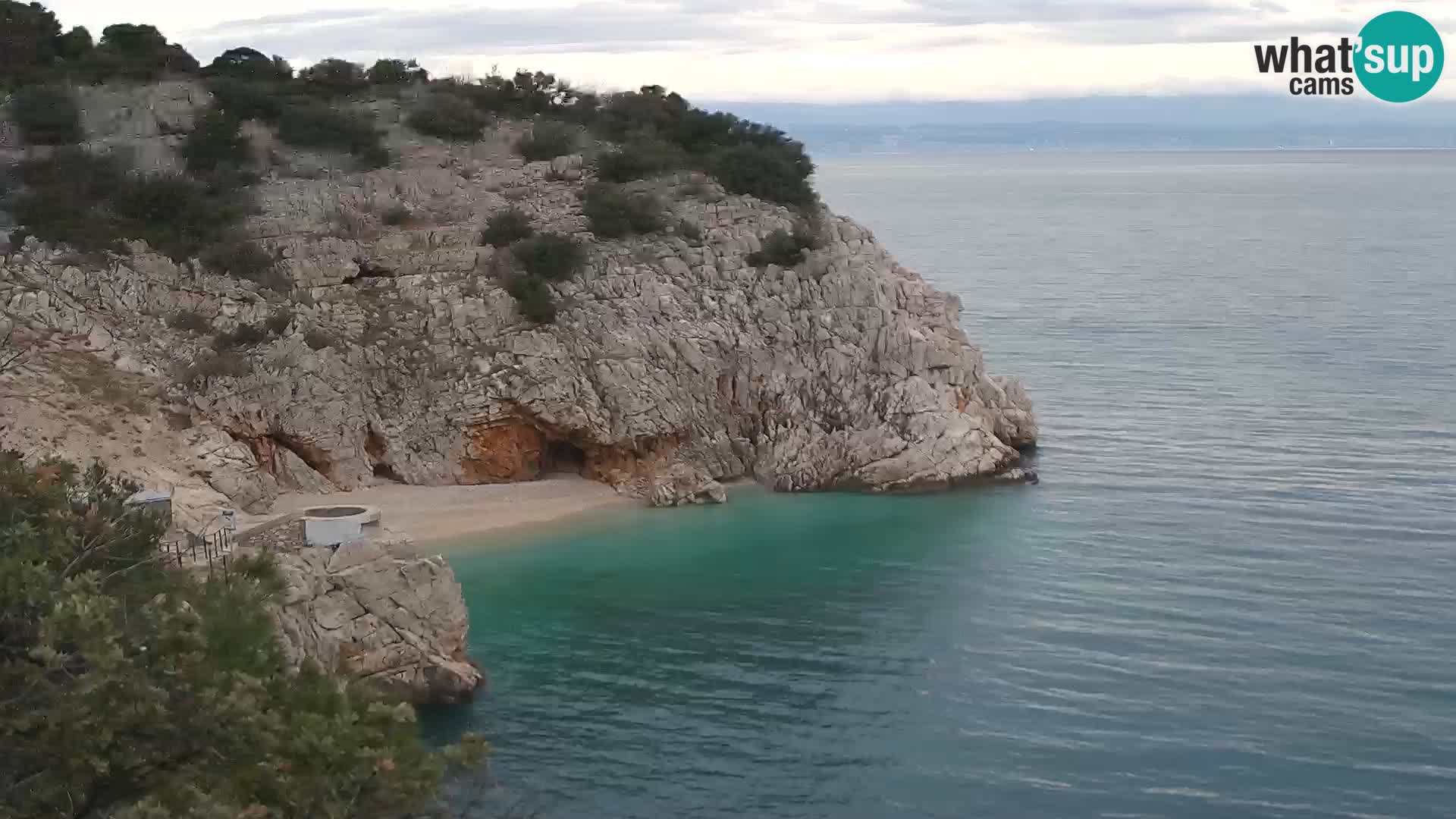 Webcam Brseč Strand – Mošćenička Draga – Kroatien