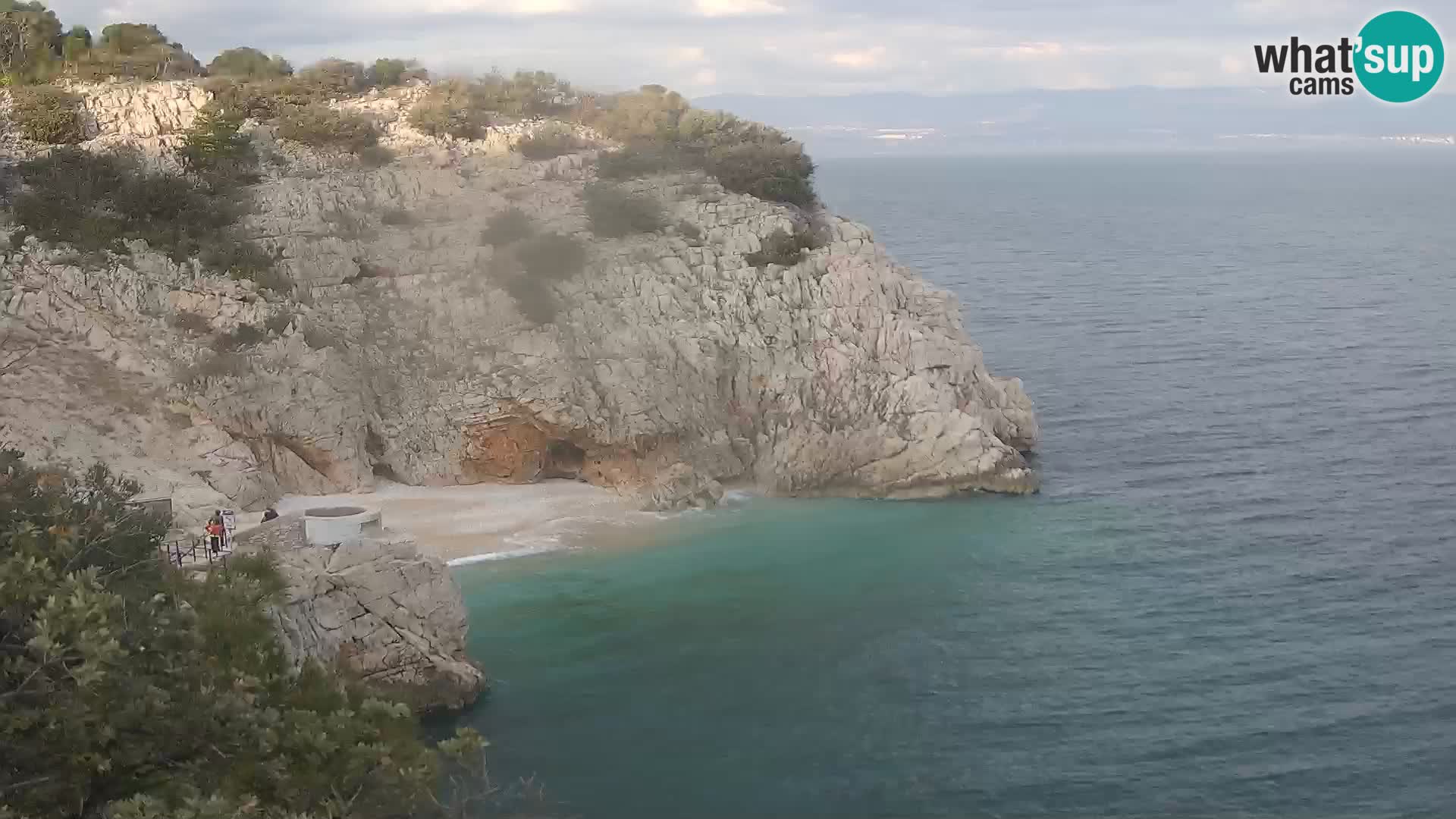 Webcam Brseč beach – Mošćenička Draga – Croatia