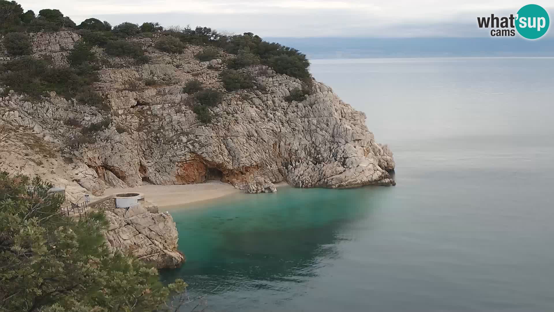 Webcam Brseč beach – Mošćenička Draga – Croatia