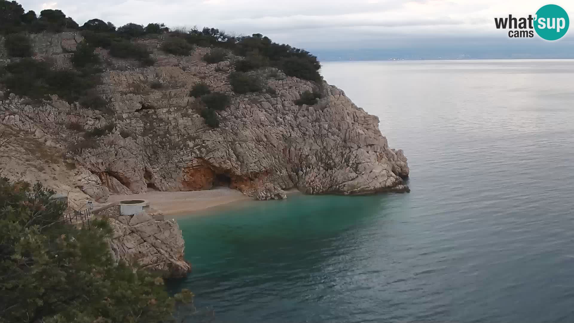 Webcam Brseč beach – Mošćenička Draga – Croatia