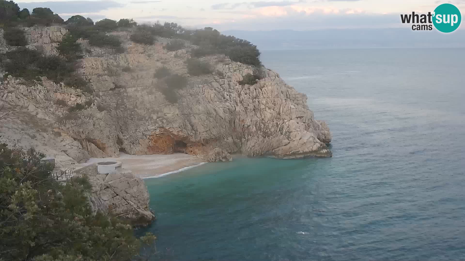 Webcam Brseč Strand – Mošćenička Draga – Kroatien