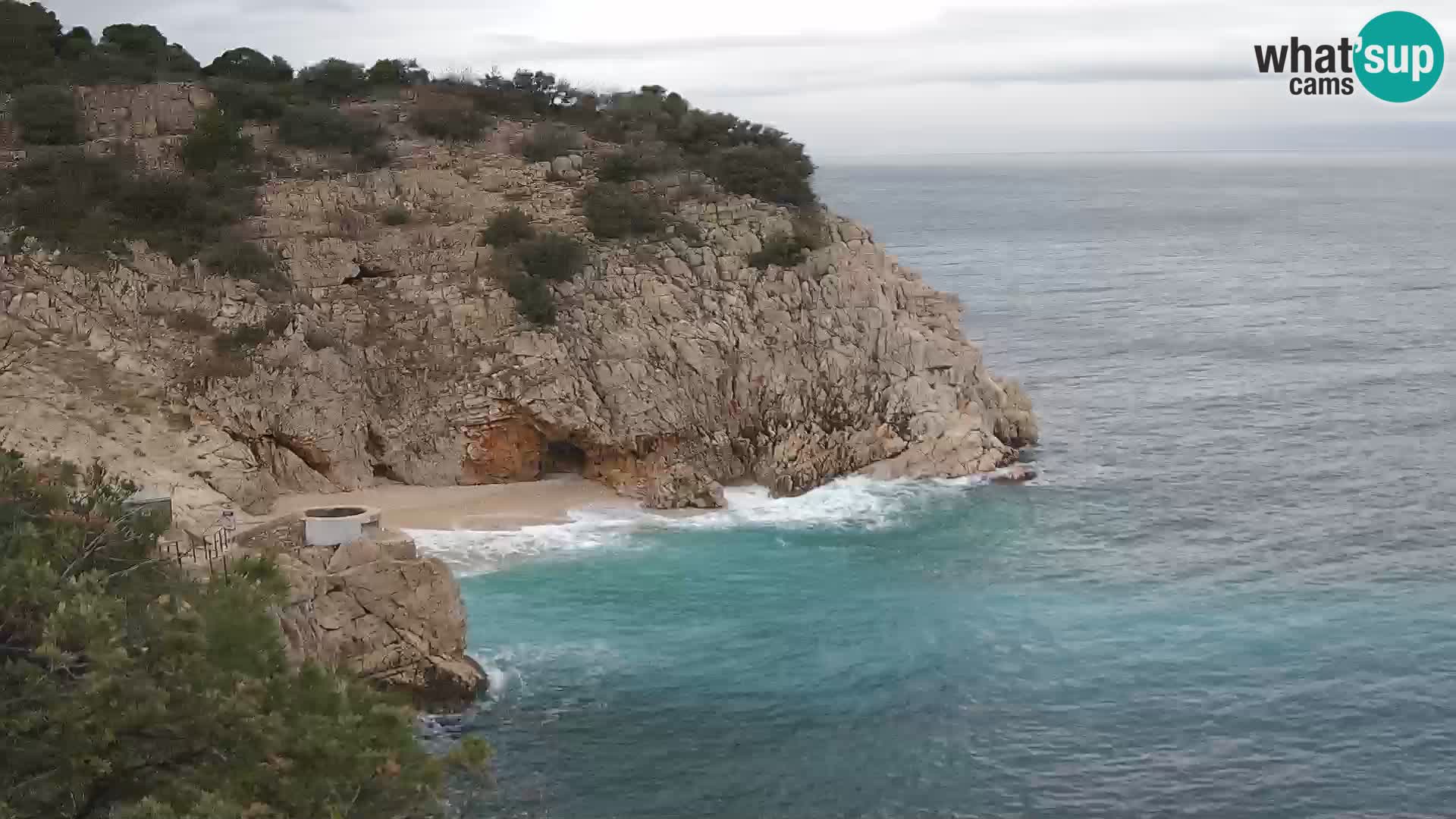 Web kamera plaže Brseč – Mošćenička Draga – Hrvatska