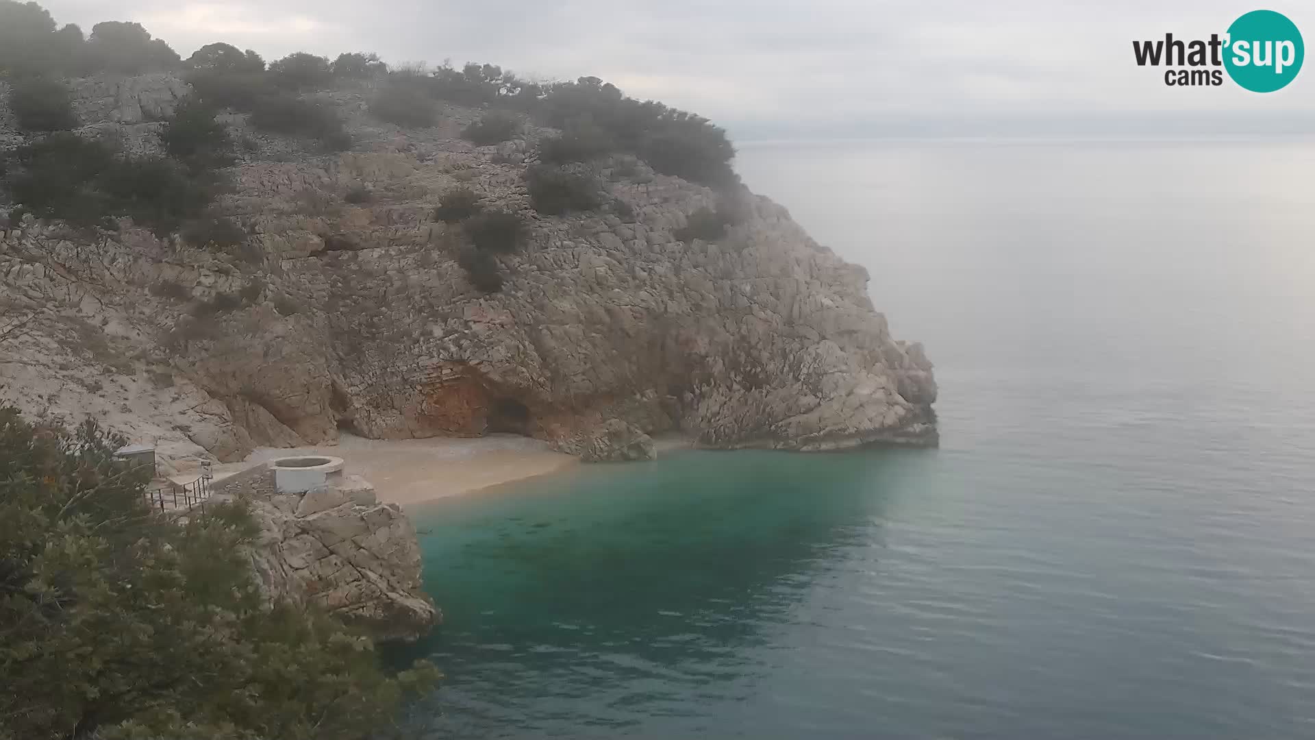 Webcam Bersezio spiaggia – Draga di Moschiena – Croazia